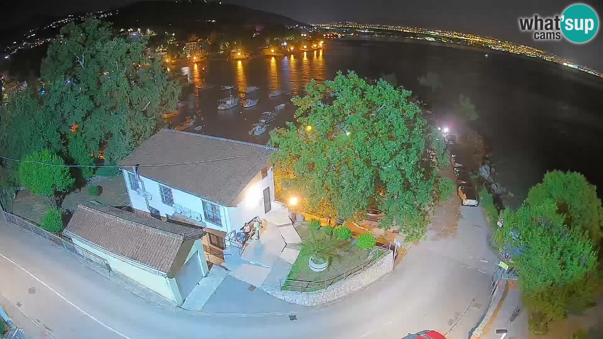 Webcam Ika Hafen – LIVE Blick auf den Hafen und die Lichter von Opatija