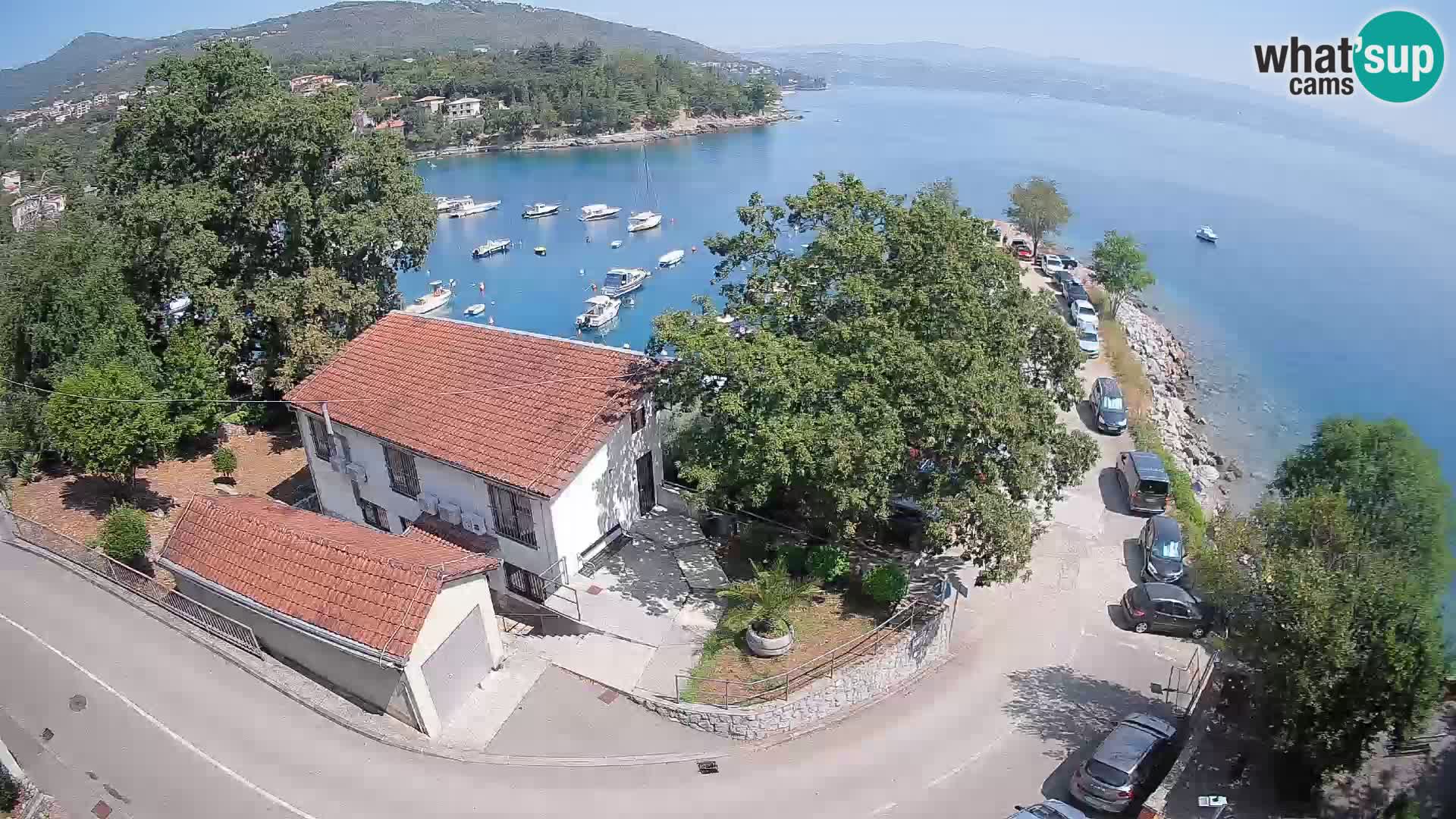 Webcam puerto de Ika – Vista en directo y luces de Opatija