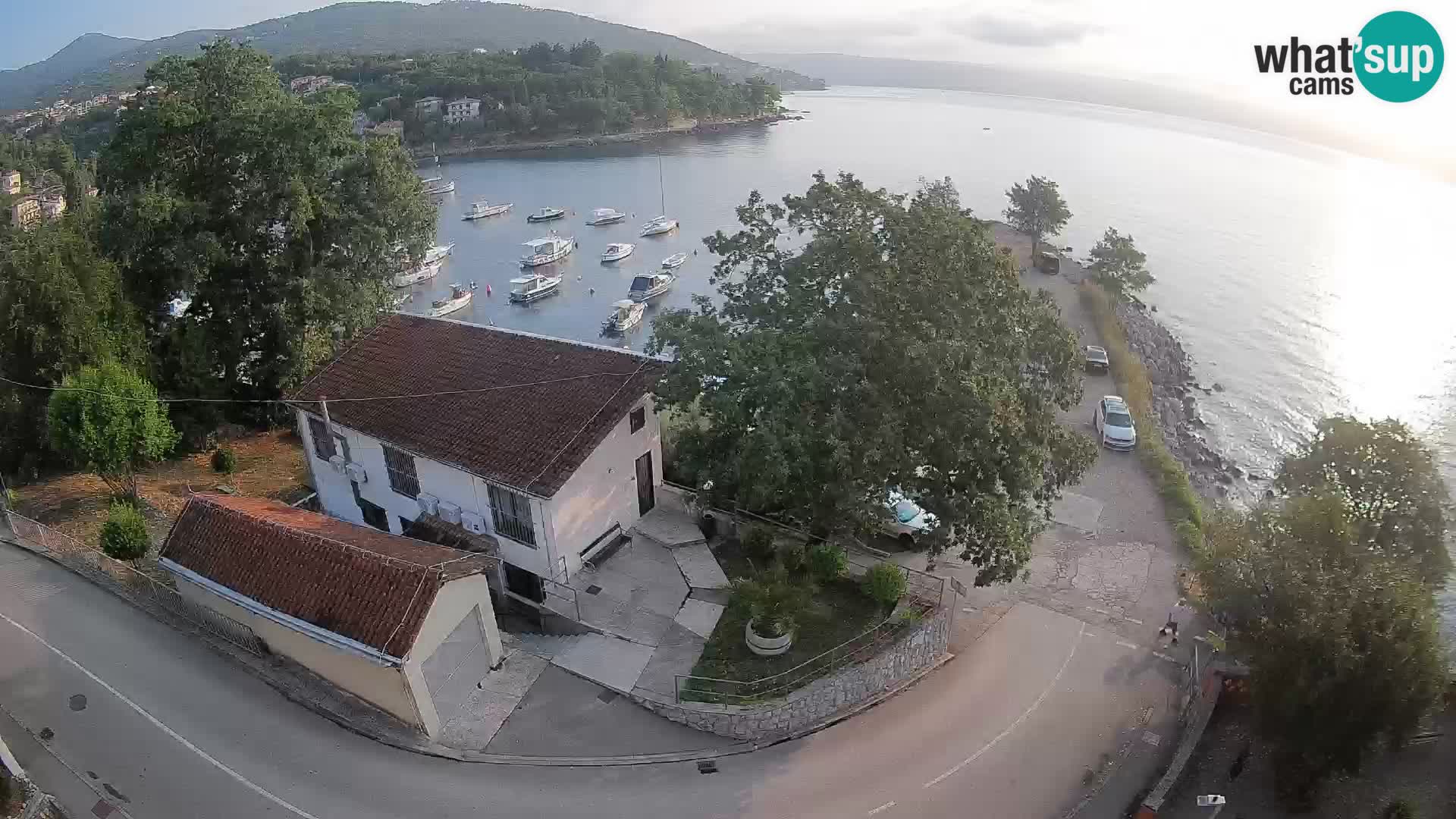 Webcam Ika Hafen – LIVE Blick auf den Hafen und die Lichter von Opatija