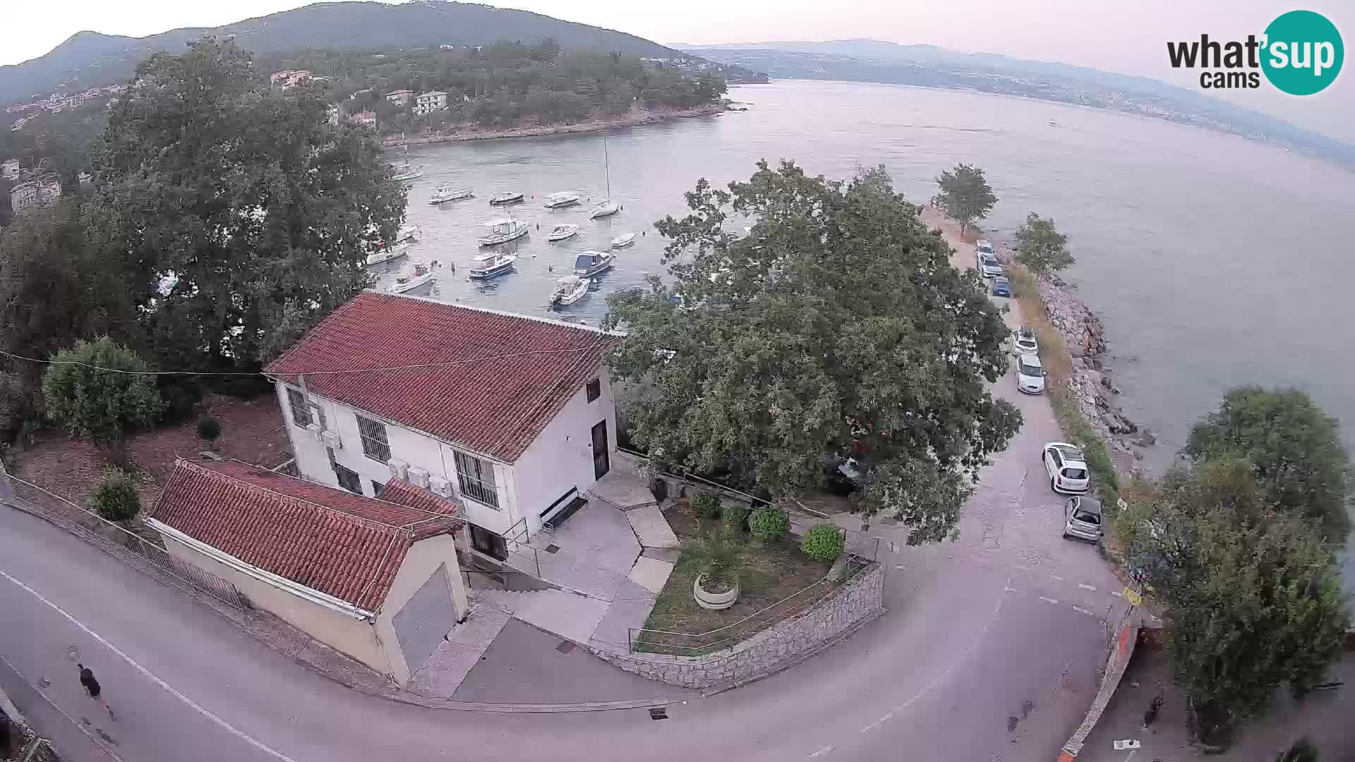 Webcam porto Ika – Vista LIVE sul porto e le luci di Opatija
