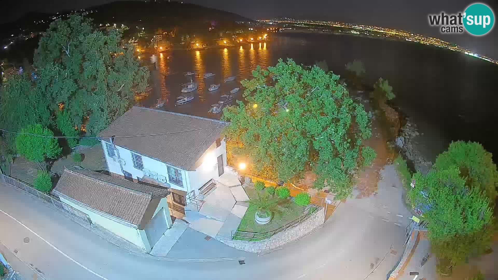 Webcam port d’Ika – Vue en direct et lumières d’Opatija