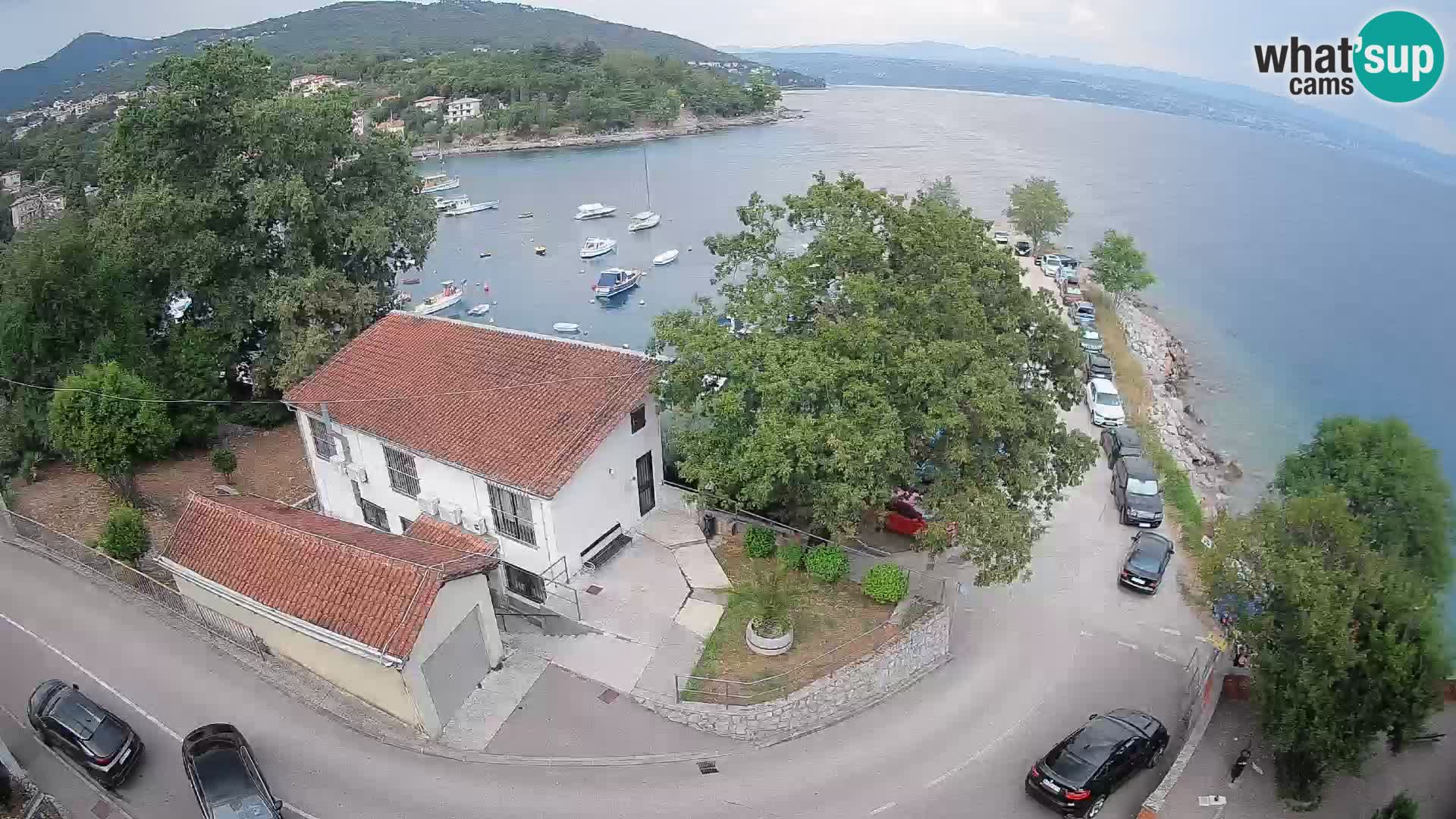 Webcam port d’Ika – Vue en direct et lumières d’Opatija
