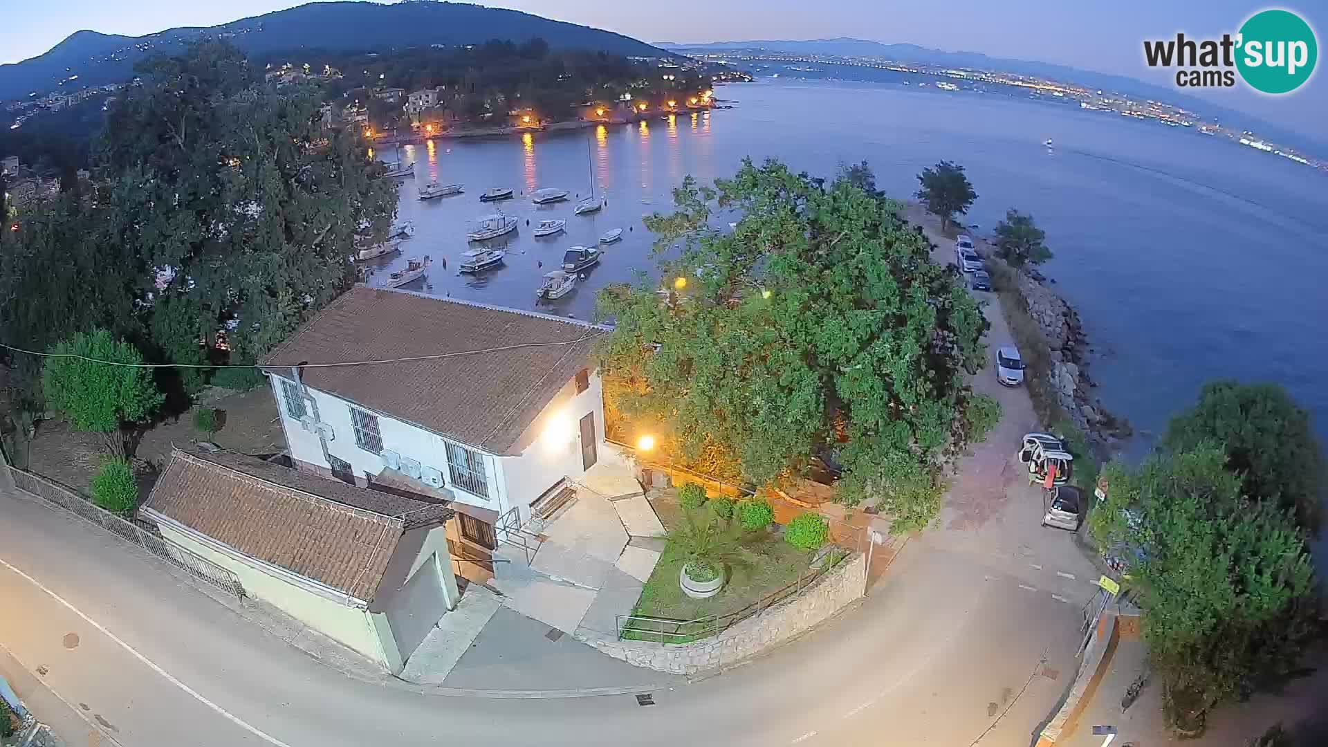 Webcam Ika Hafen – LIVE Blick auf den Hafen und die Lichter von Opatija