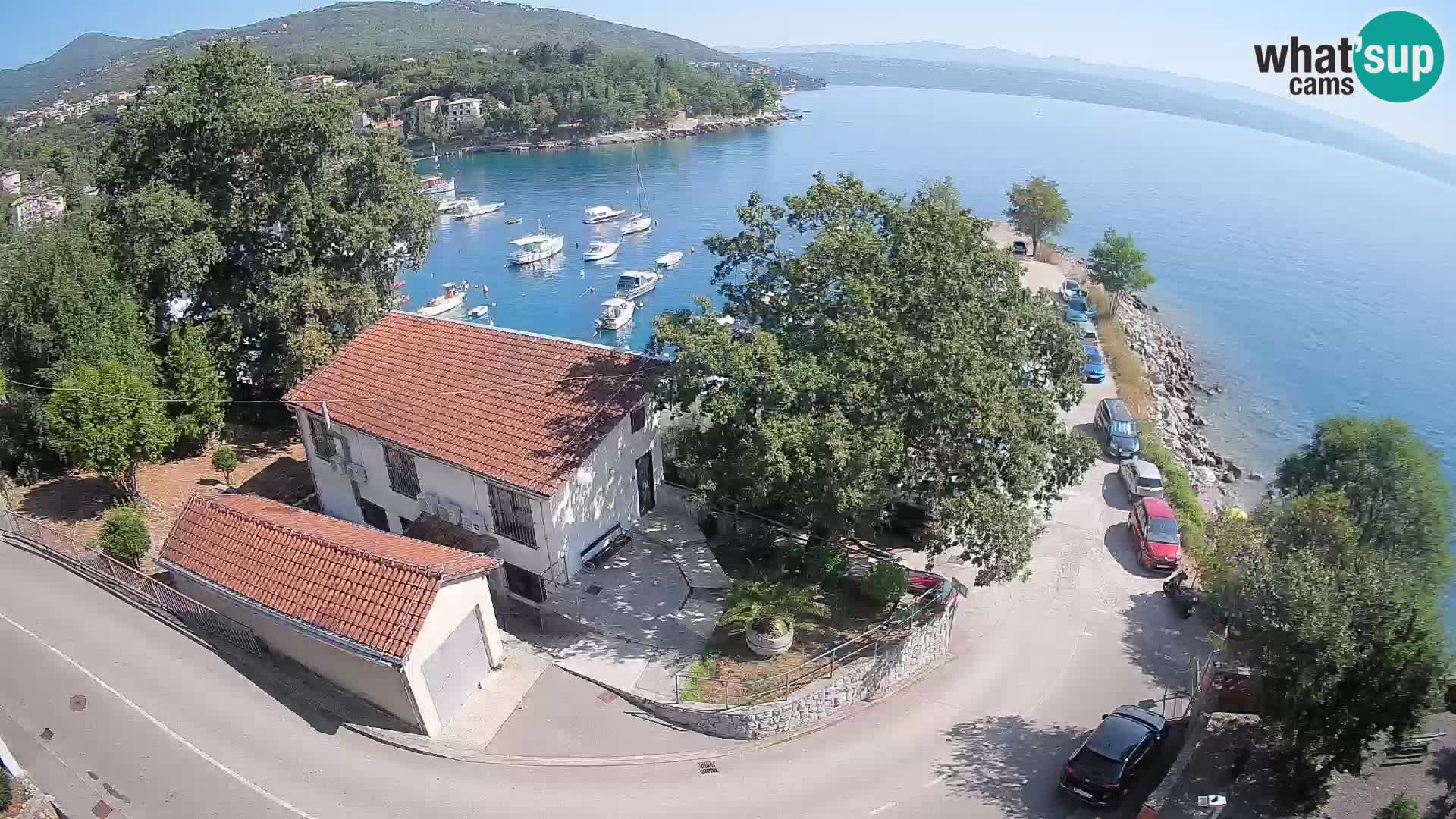 Webcam porto Ika – Vista LIVE sul porto e le luci di Opatija