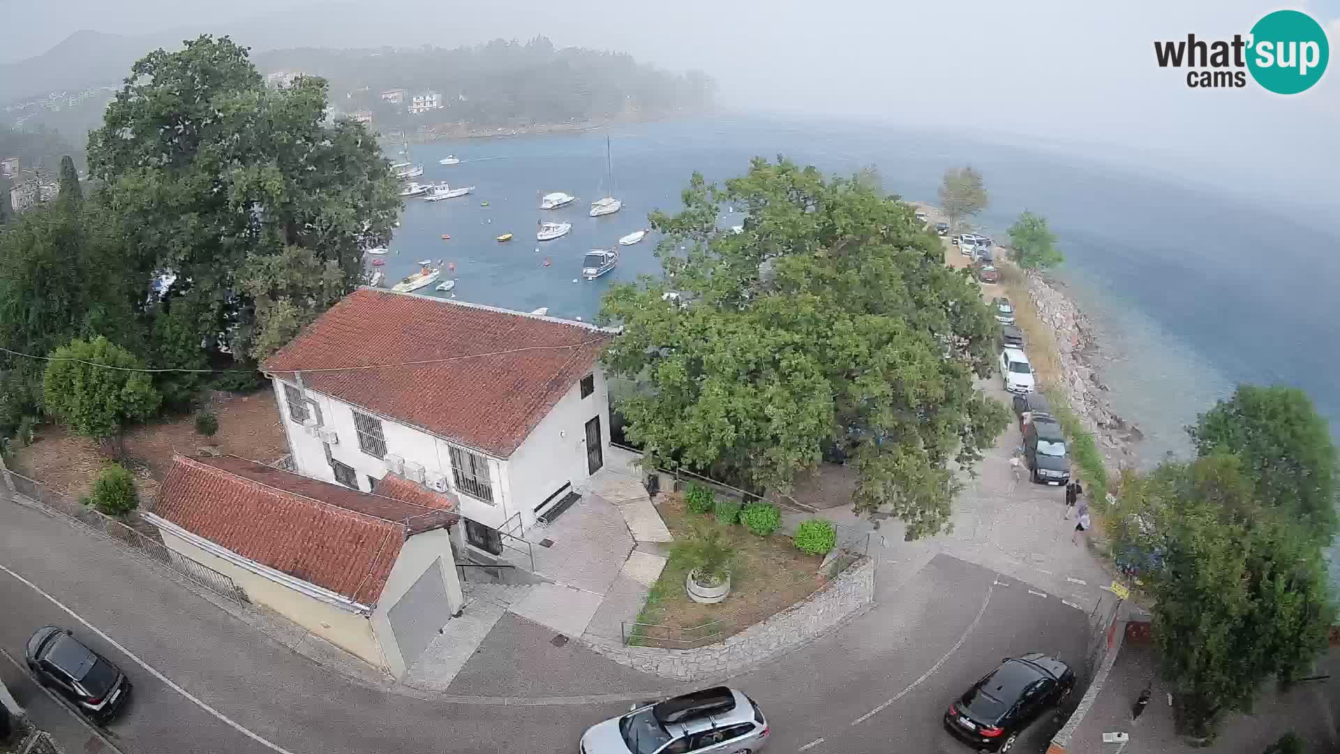 Webcam port d’Ika – Vue en direct et lumières d’Opatija