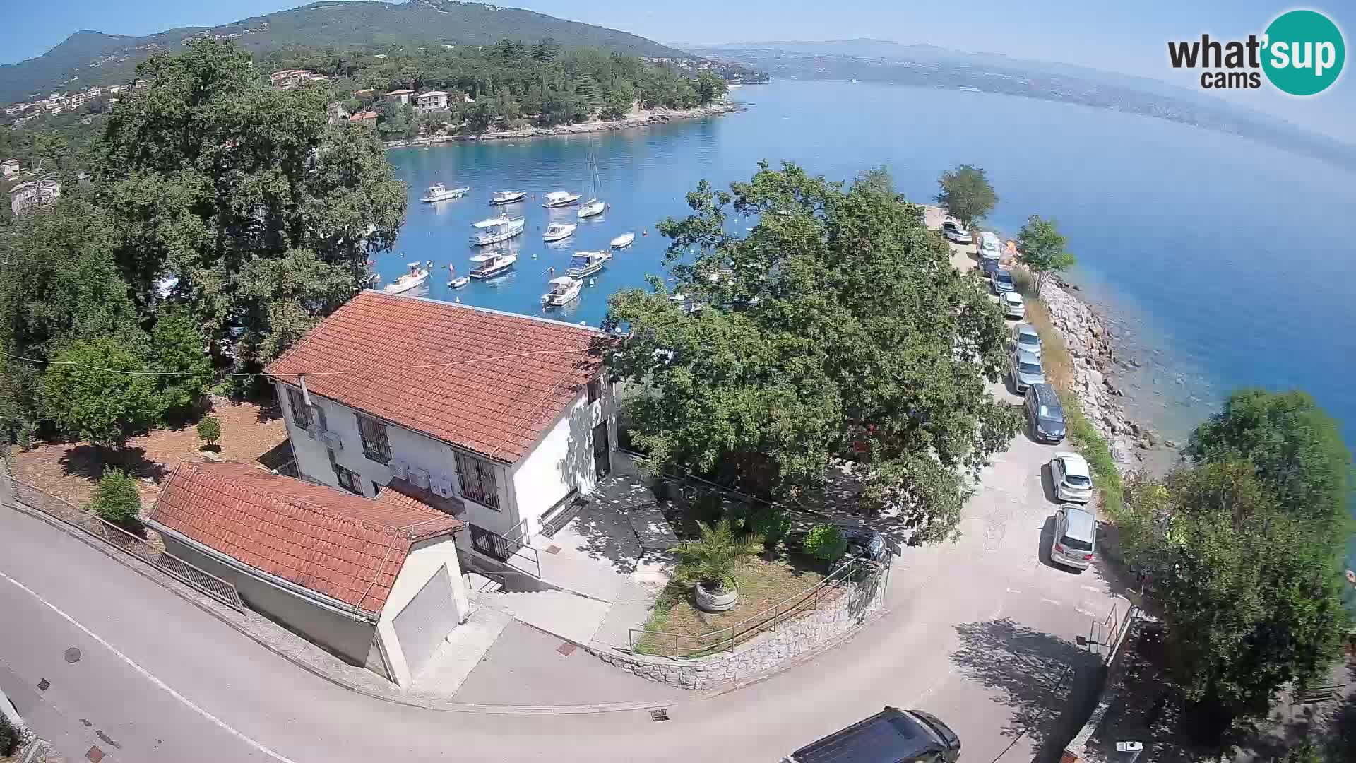 Ika Harbor Webcam – LIVE View of the Harbor and Opatija Lights