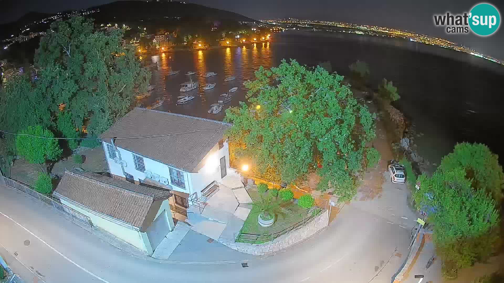 Webcam port d’Ika – Vue en direct et lumières d’Opatija