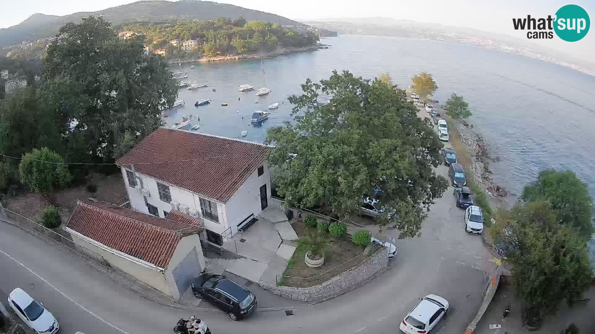 Webcam porto Ika – Vista LIVE sul porto e le luci di Opatija