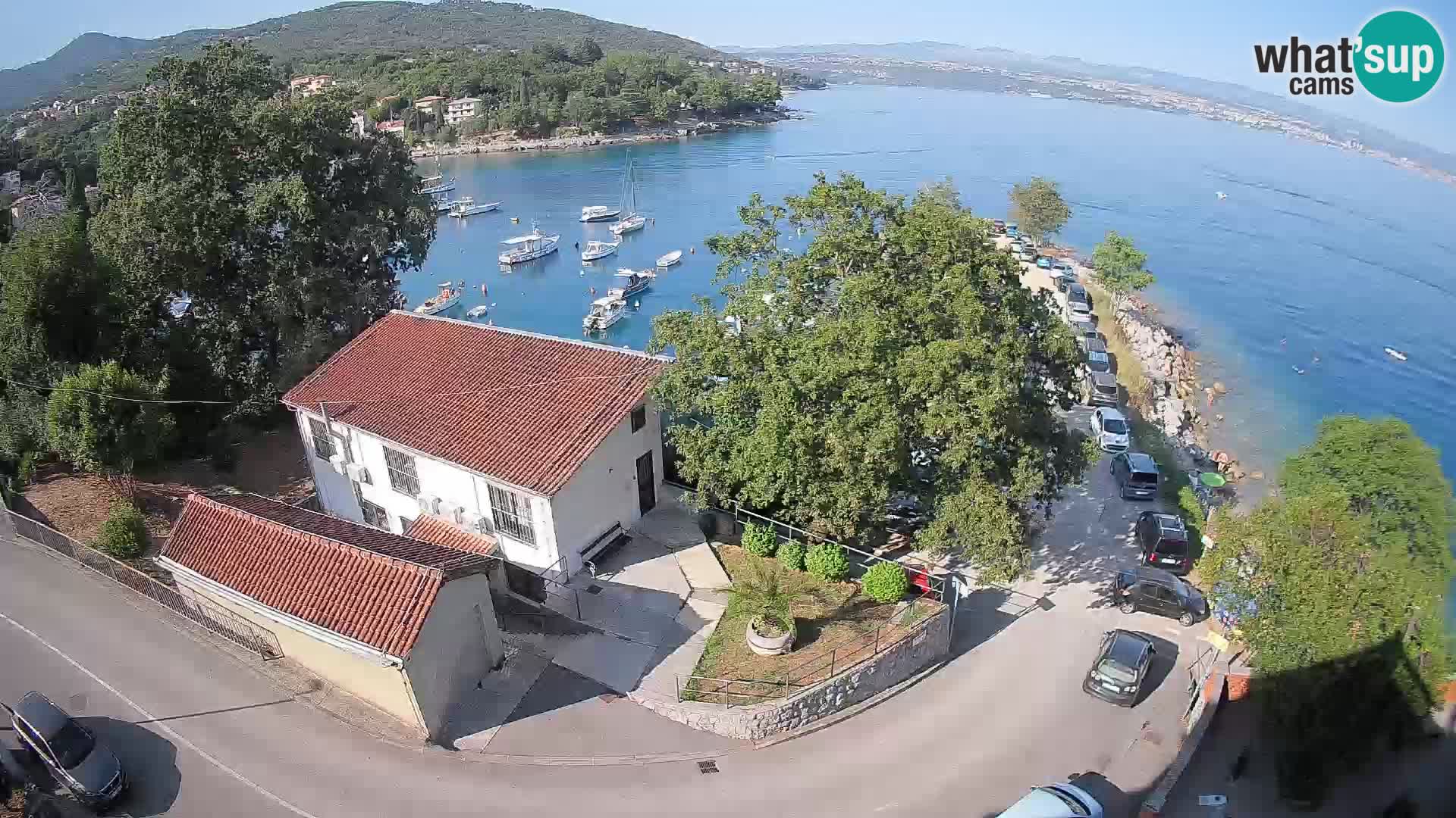 Webcam porto Ika – Vista LIVE sul porto e le luci di Opatija