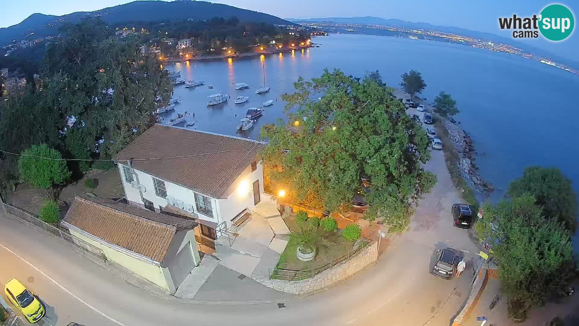 Webcam port d’Ika – Vue en direct et lumières d’Opatija
