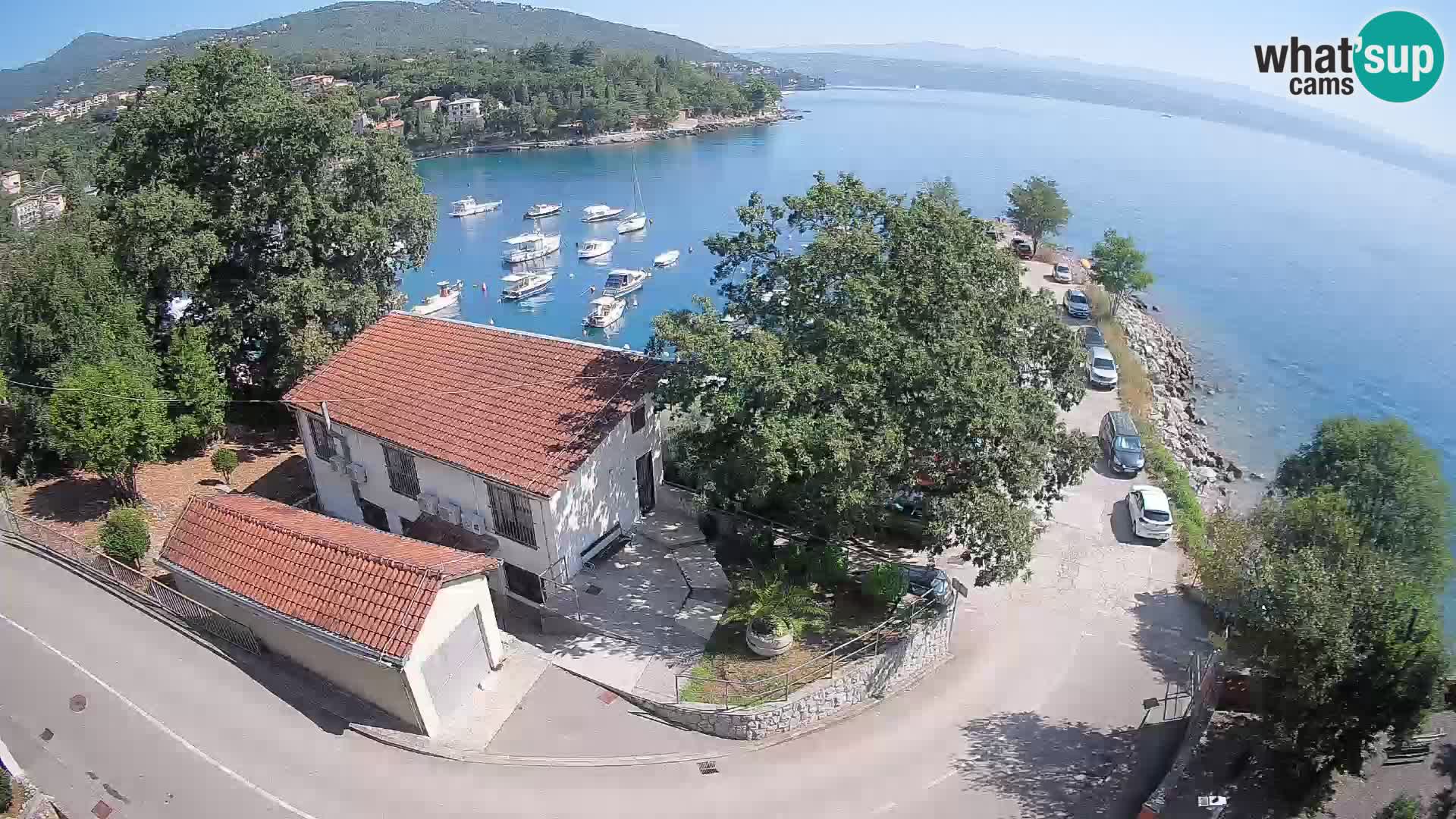 Ika Harbor Webcam – LIVE View of the Harbor and Opatija Lights