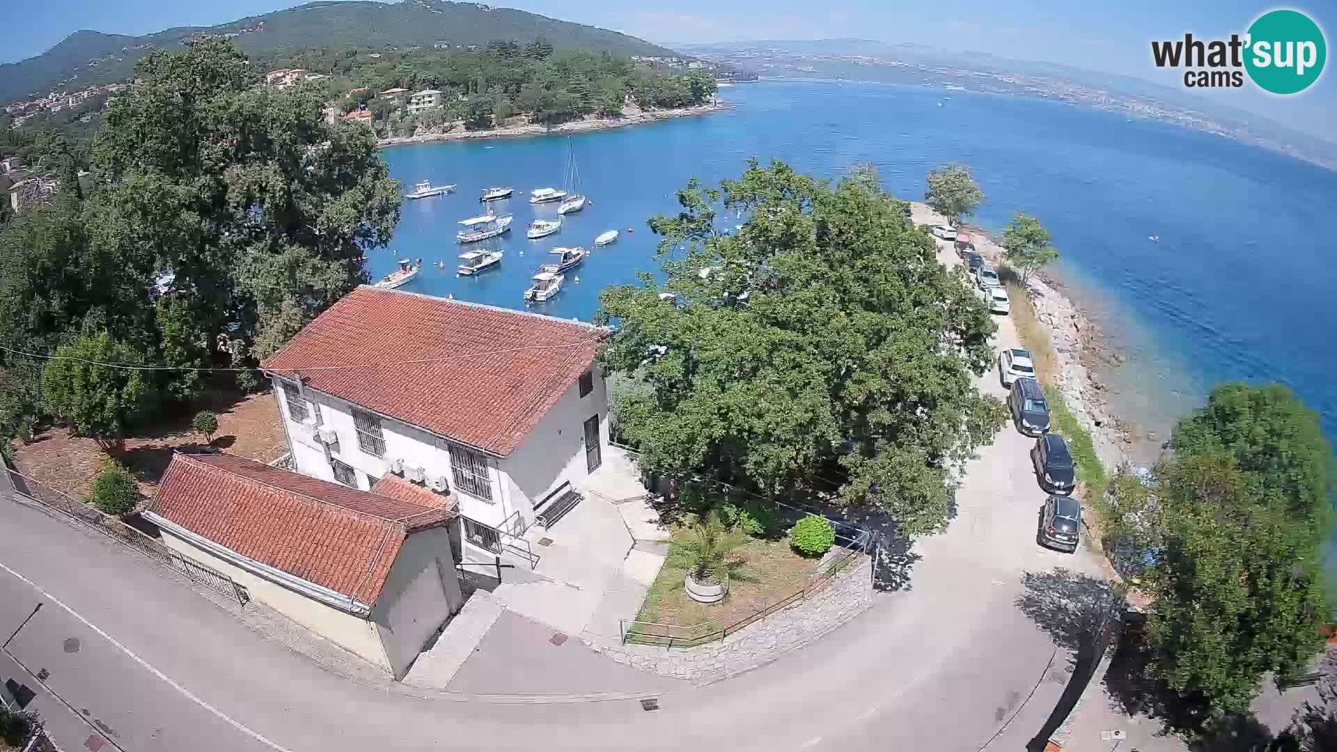 Webcam port d’Ika – Vue en direct et lumières d’Opatija