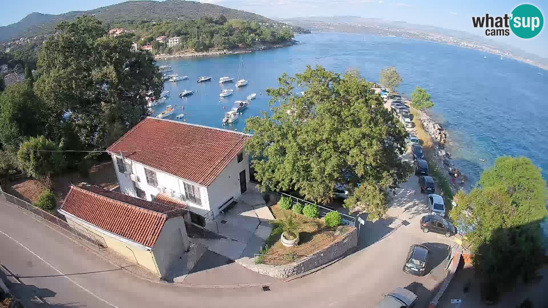 Webcam Ika Hafen – LIVE Blick auf den Hafen und die Lichter von Opatija