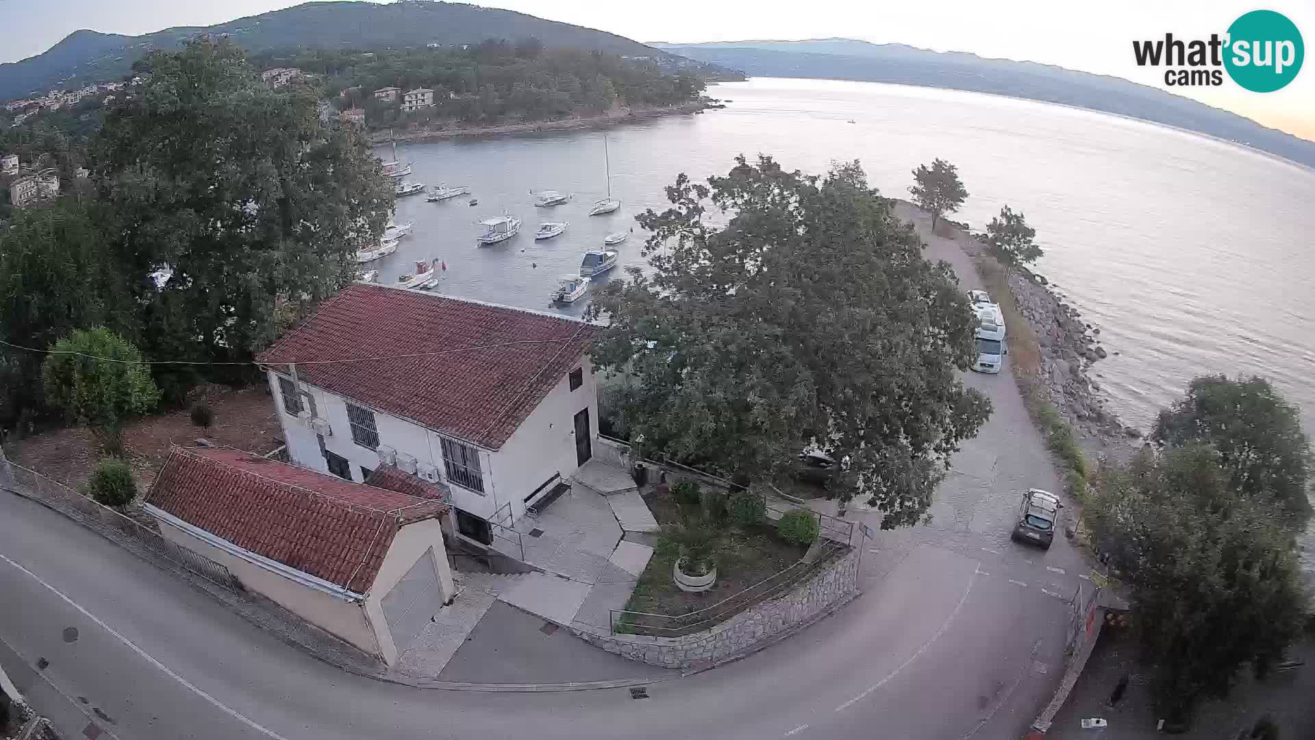 Webcam porto Ika – Vista LIVE sul porto e le luci di Opatija
