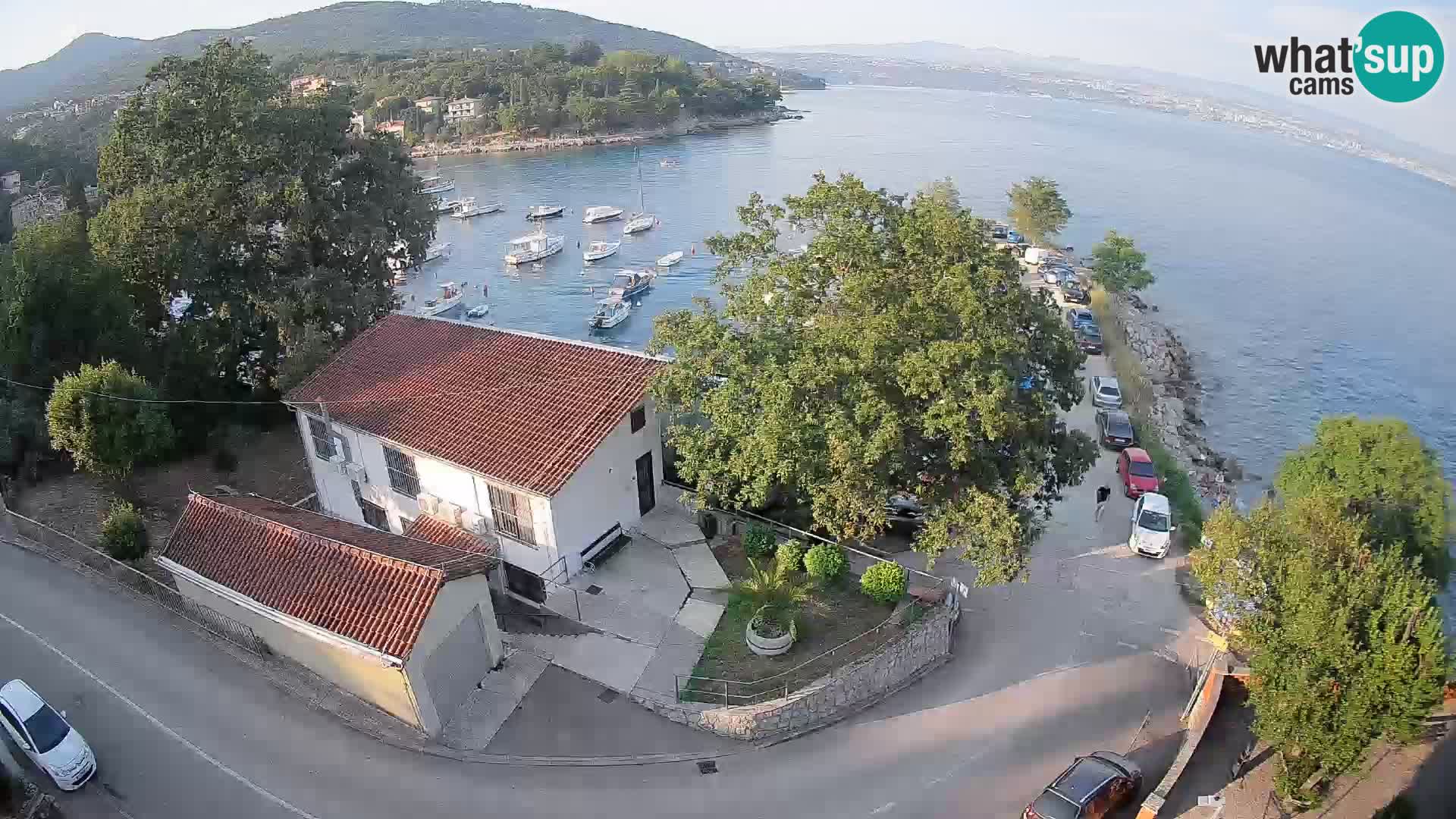 Webcam porto Ika – Vista LIVE sul porto e le luci di Opatija