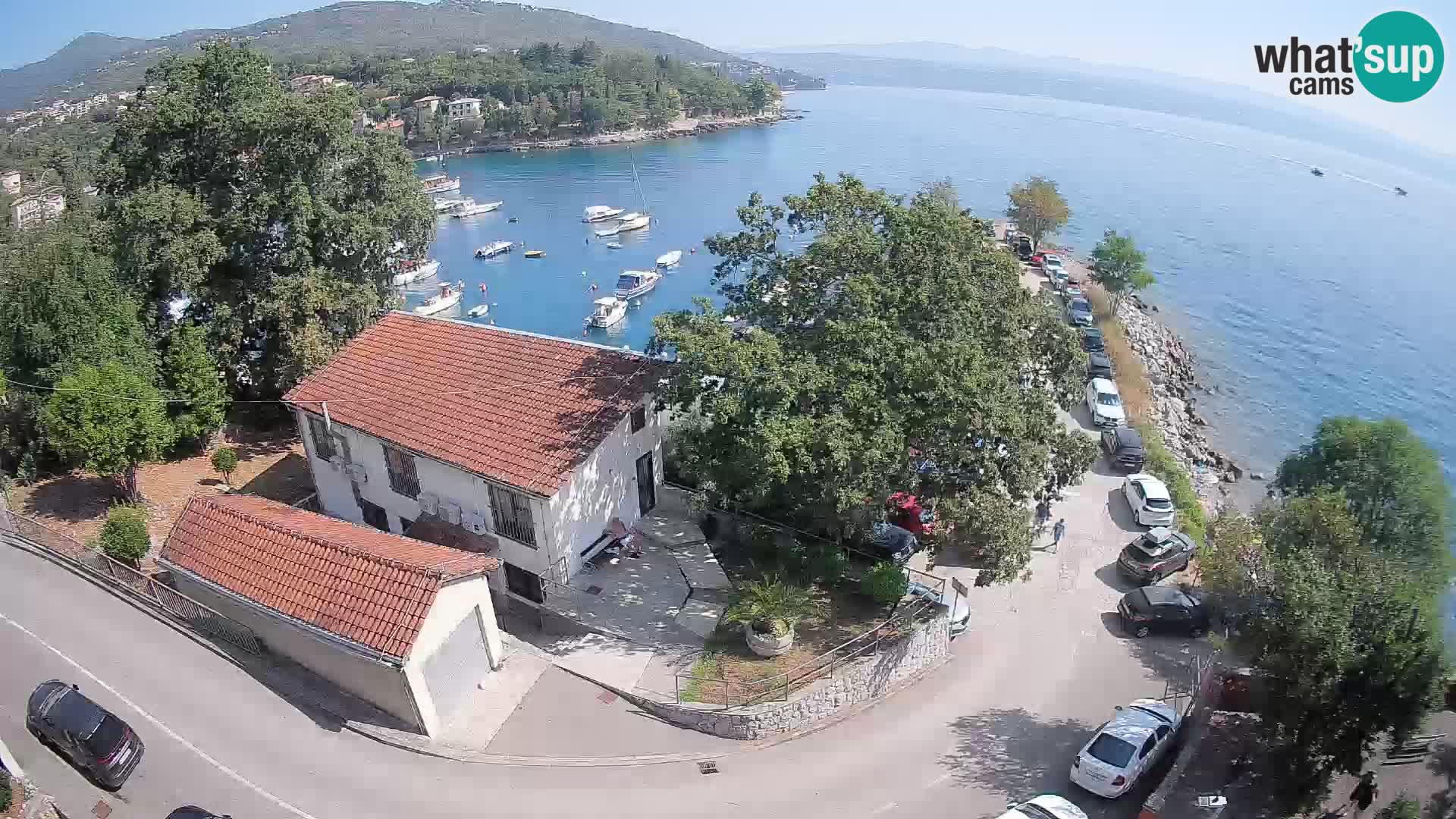 Ika Harbor Webcam – LIVE View of the Harbor and Opatija Lights
