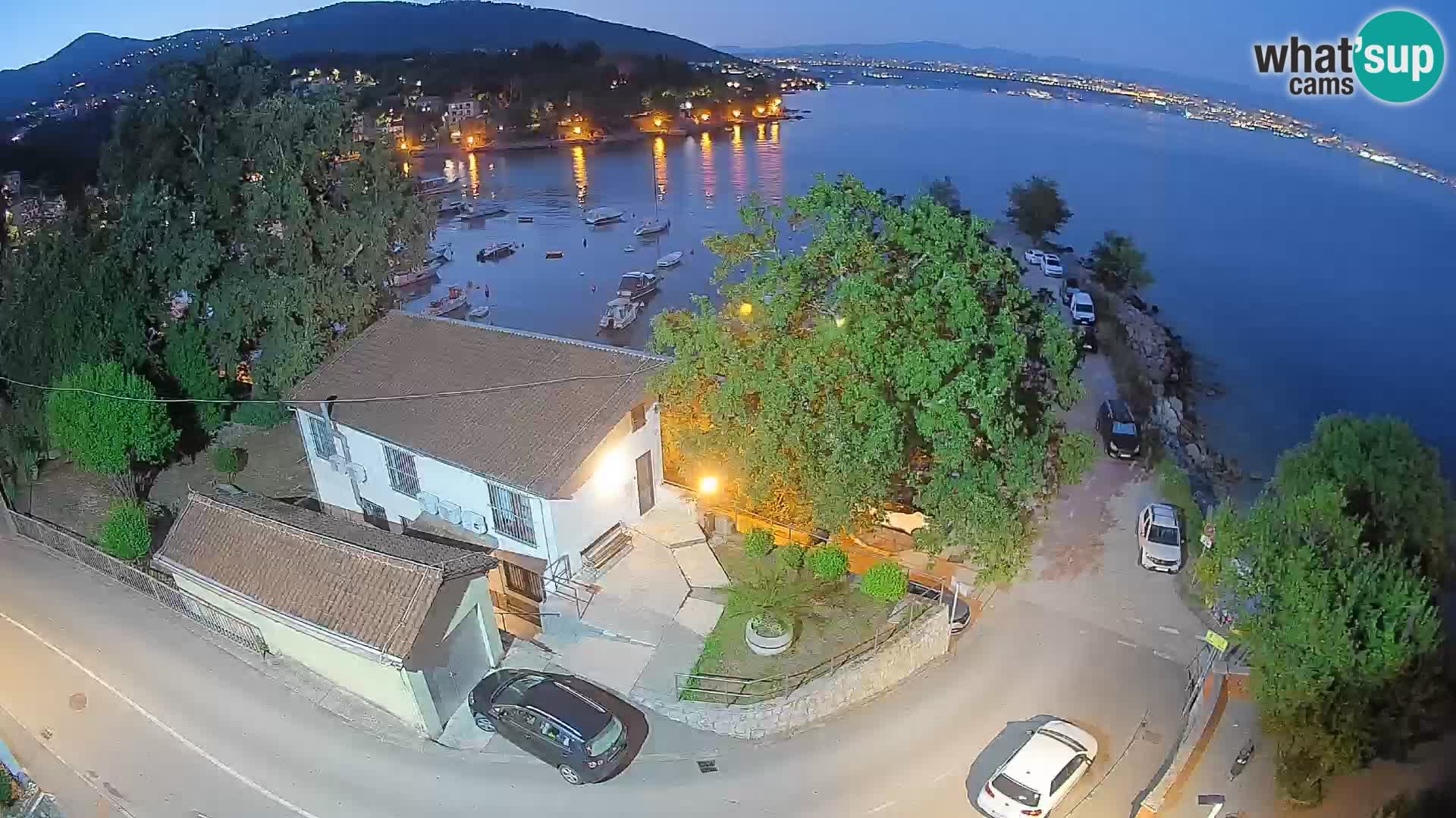 Webcam Ika Hafen – LIVE Blick auf den Hafen und die Lichter von Opatija