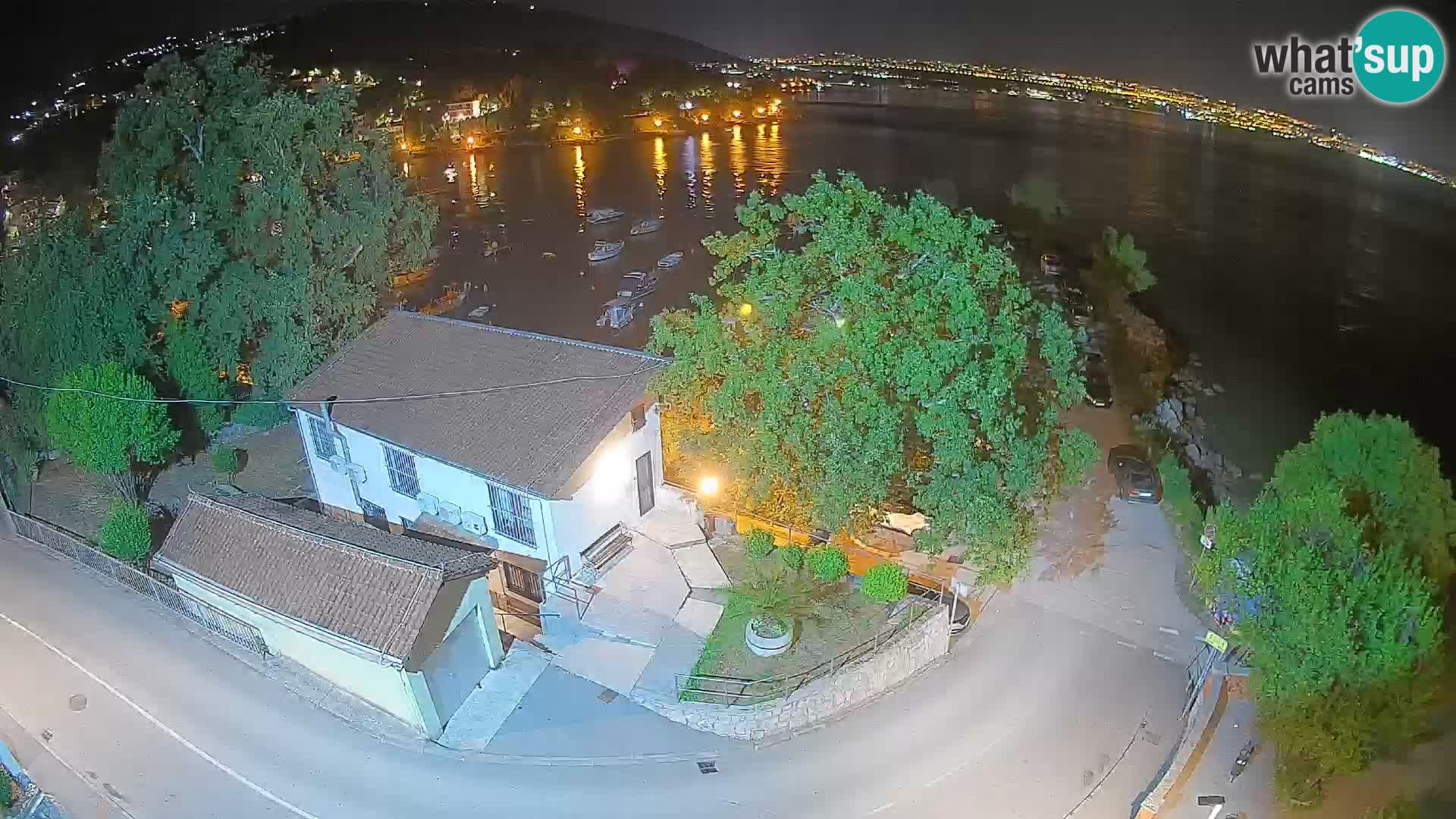 Webcam Ika Hafen – LIVE Blick auf den Hafen und die Lichter von Opatija