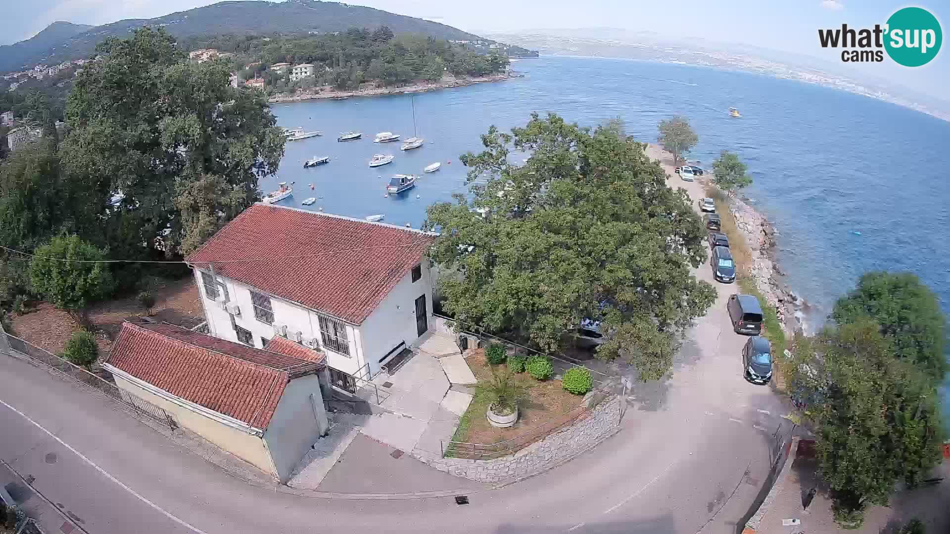 Webcam porto Ika – Vista LIVE sul porto e le luci di Opatija