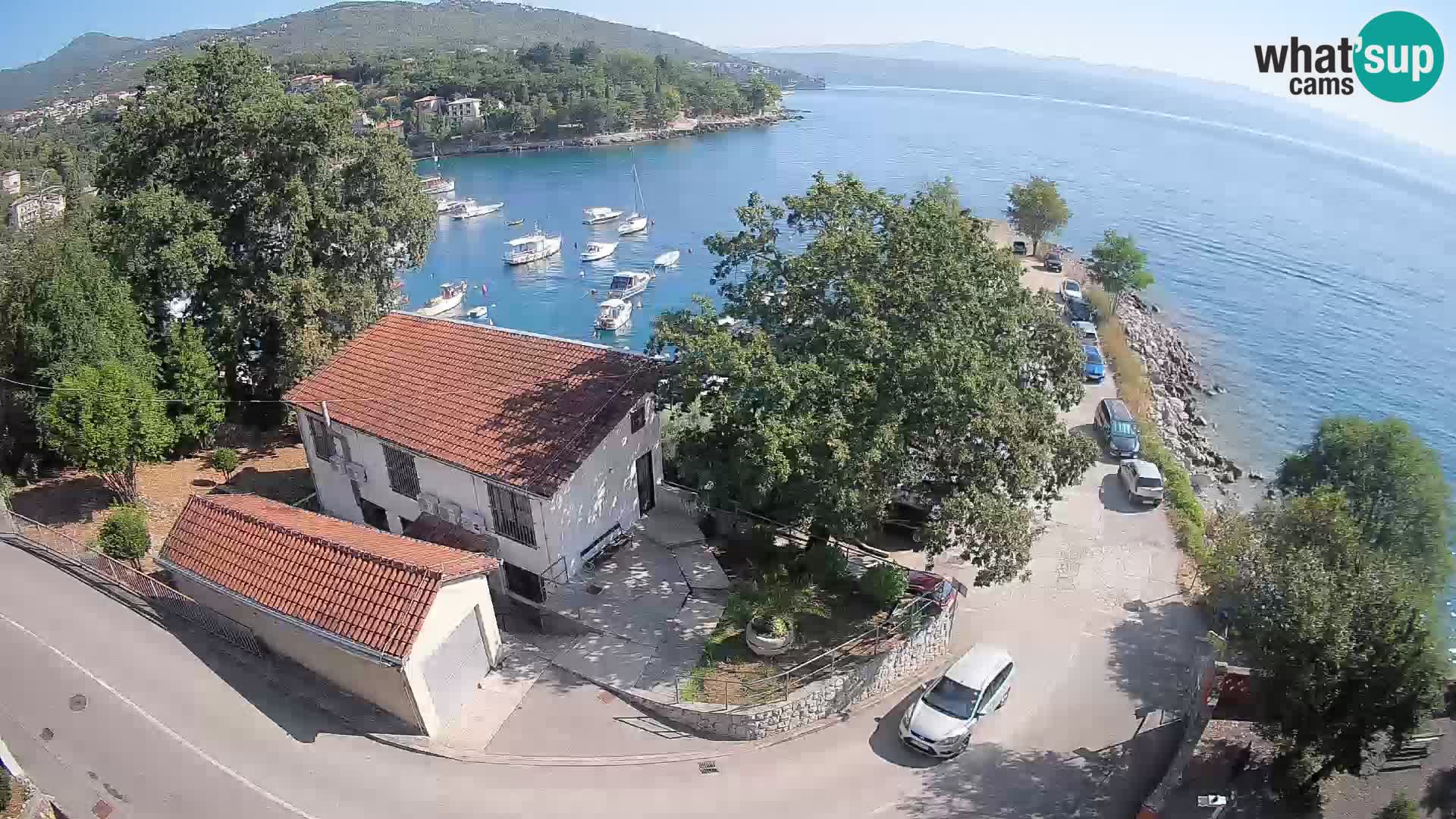 Webcam port d’Ika – Vue en direct et lumières d’Opatija