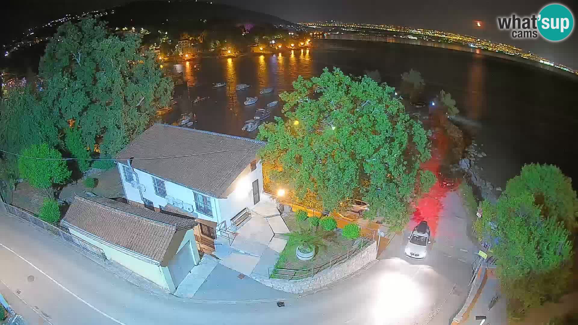 Webcam port d’Ika – Vue en direct et lumières d’Opatija