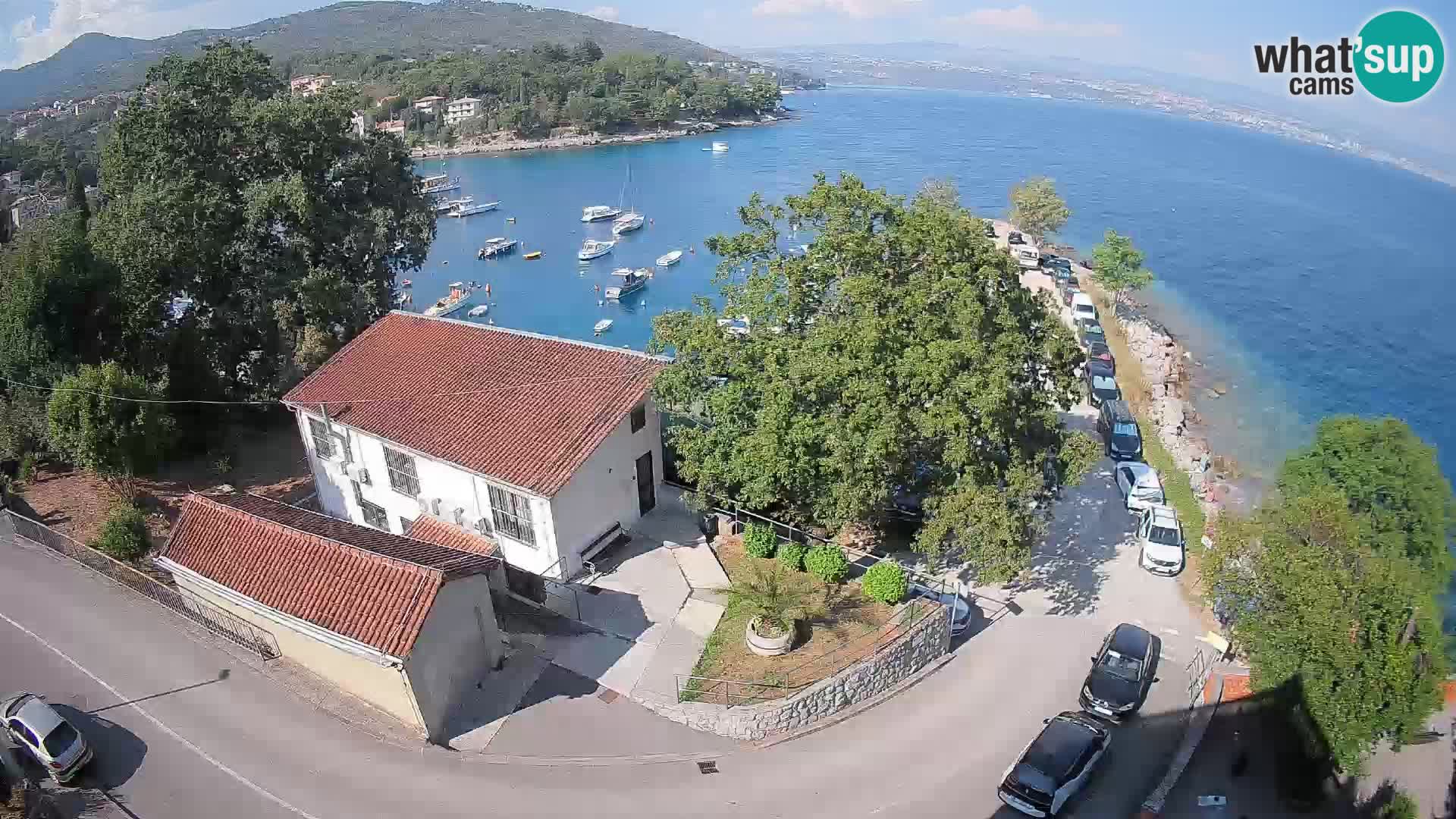 Webcam porto Ika – Vista LIVE sul porto e le luci di Opatija