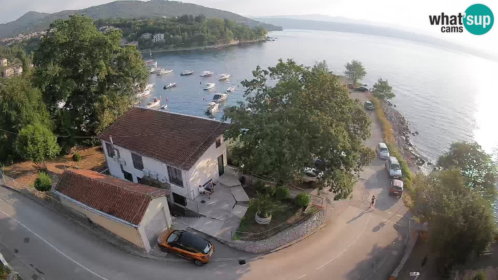 Webcam porto Ika – Vista LIVE sul porto e le luci di Opatija