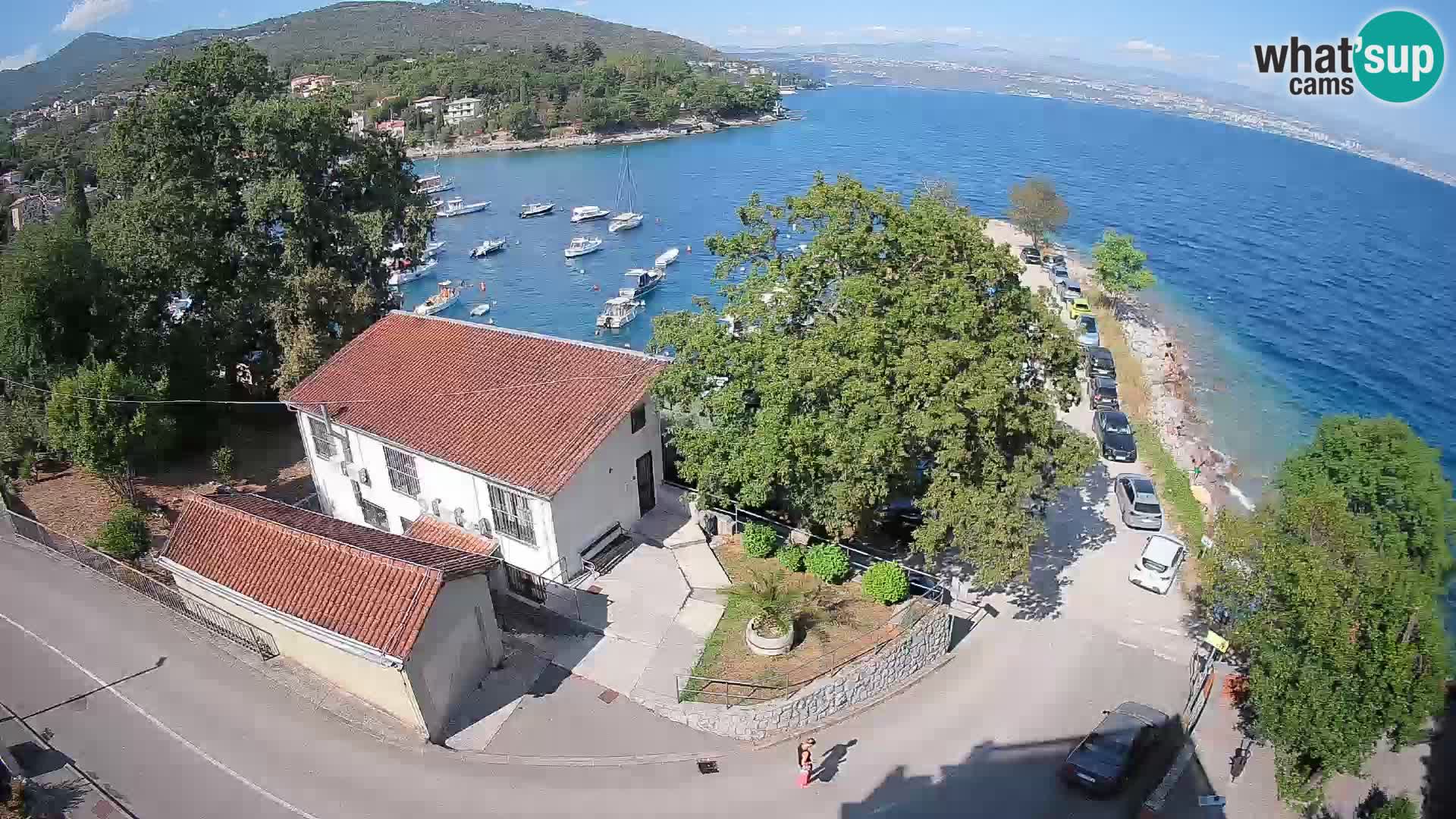 Ika Harbor Webcam – LIVE View of the Harbor and Opatija Lights