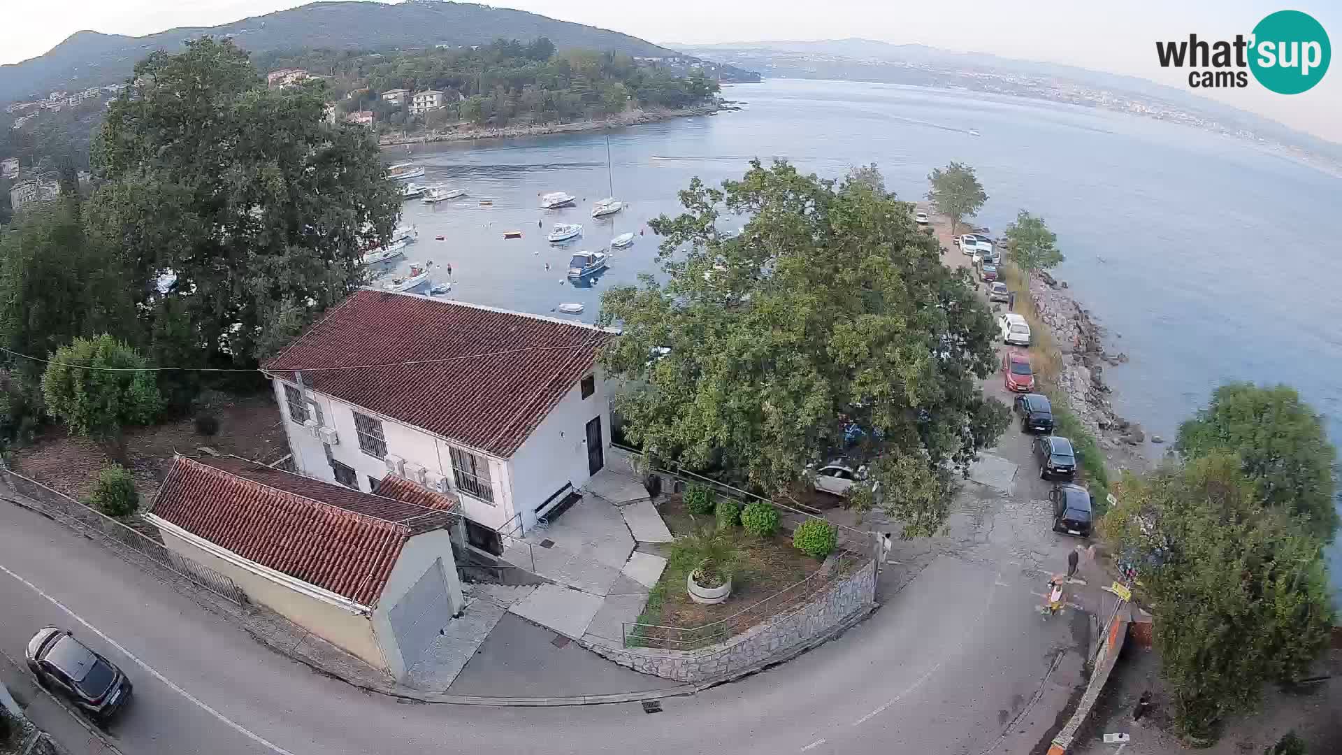Webcam porto Ika – Vista LIVE sul porto e le luci di Opatija