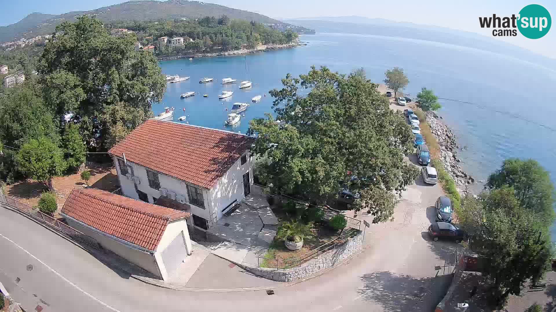 Webcam porto Ika – Vista LIVE sul porto e le luci di Opatija
