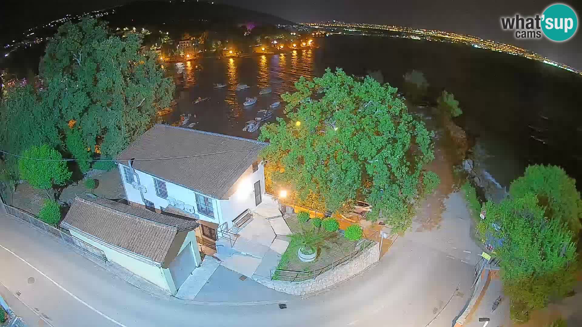 Webcam Ika Hafen – LIVE Blick auf den Hafen und die Lichter von Opatija