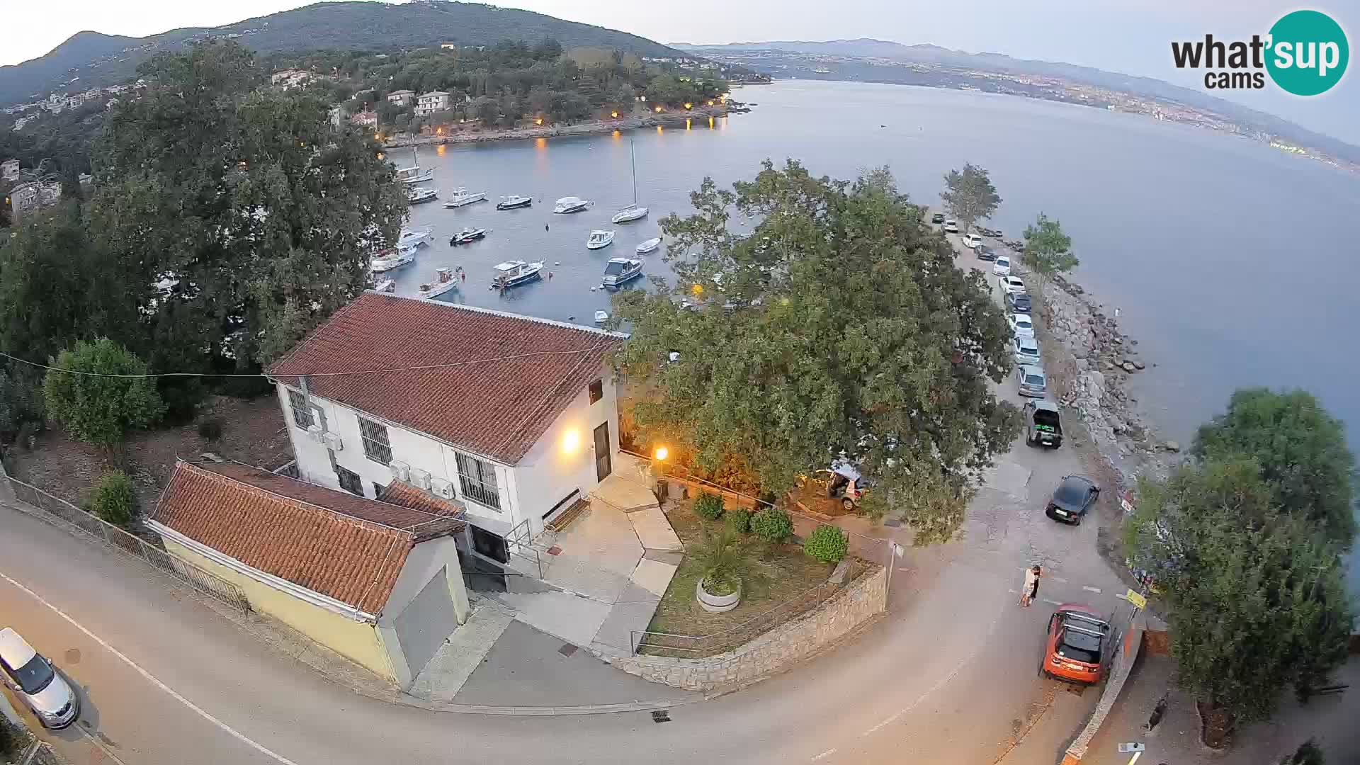 Webcam porto Ika – Vista LIVE sul porto e le luci di Opatija