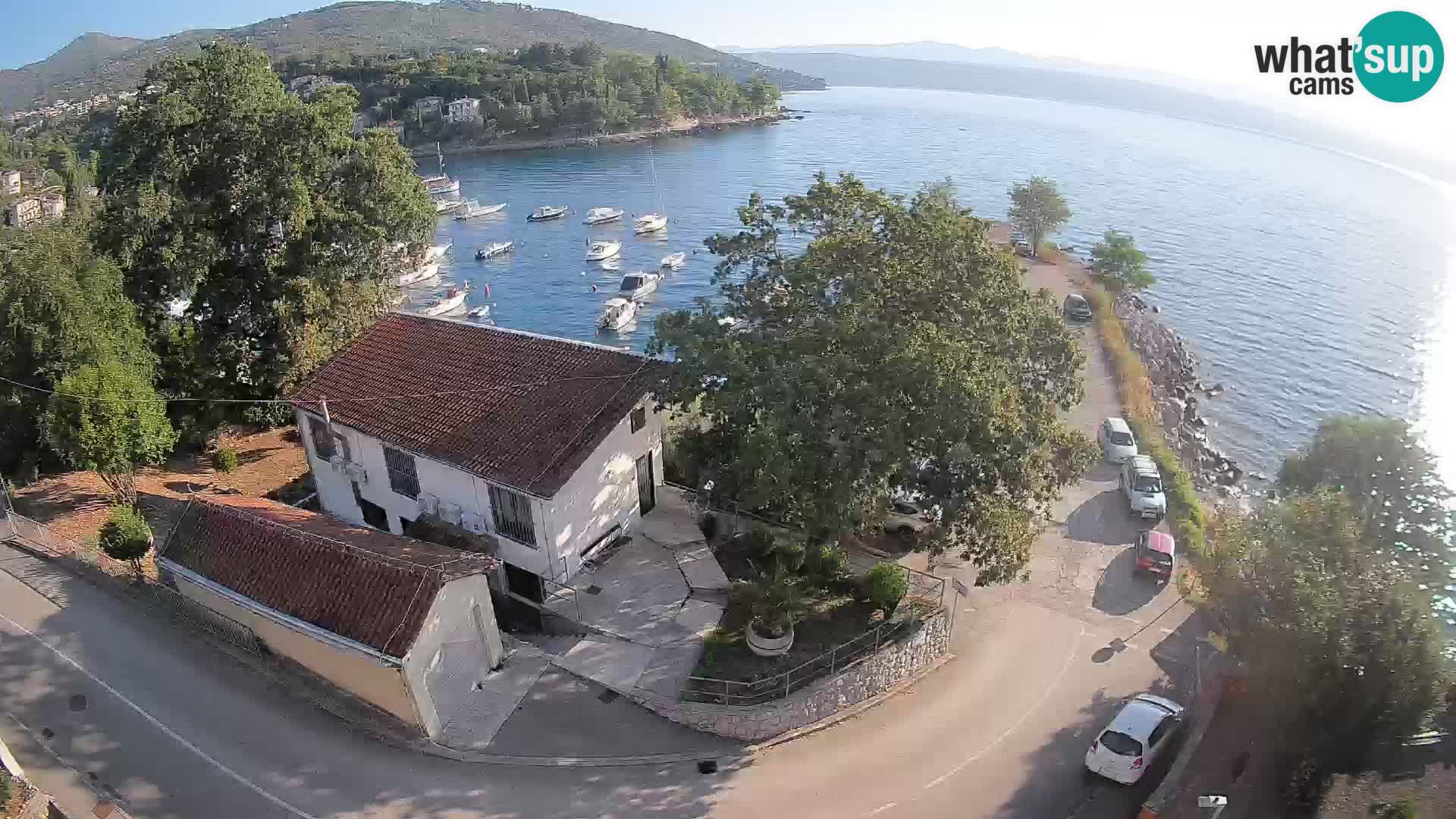 Webcam porto Ika – Vista LIVE sul porto e le luci di Opatija