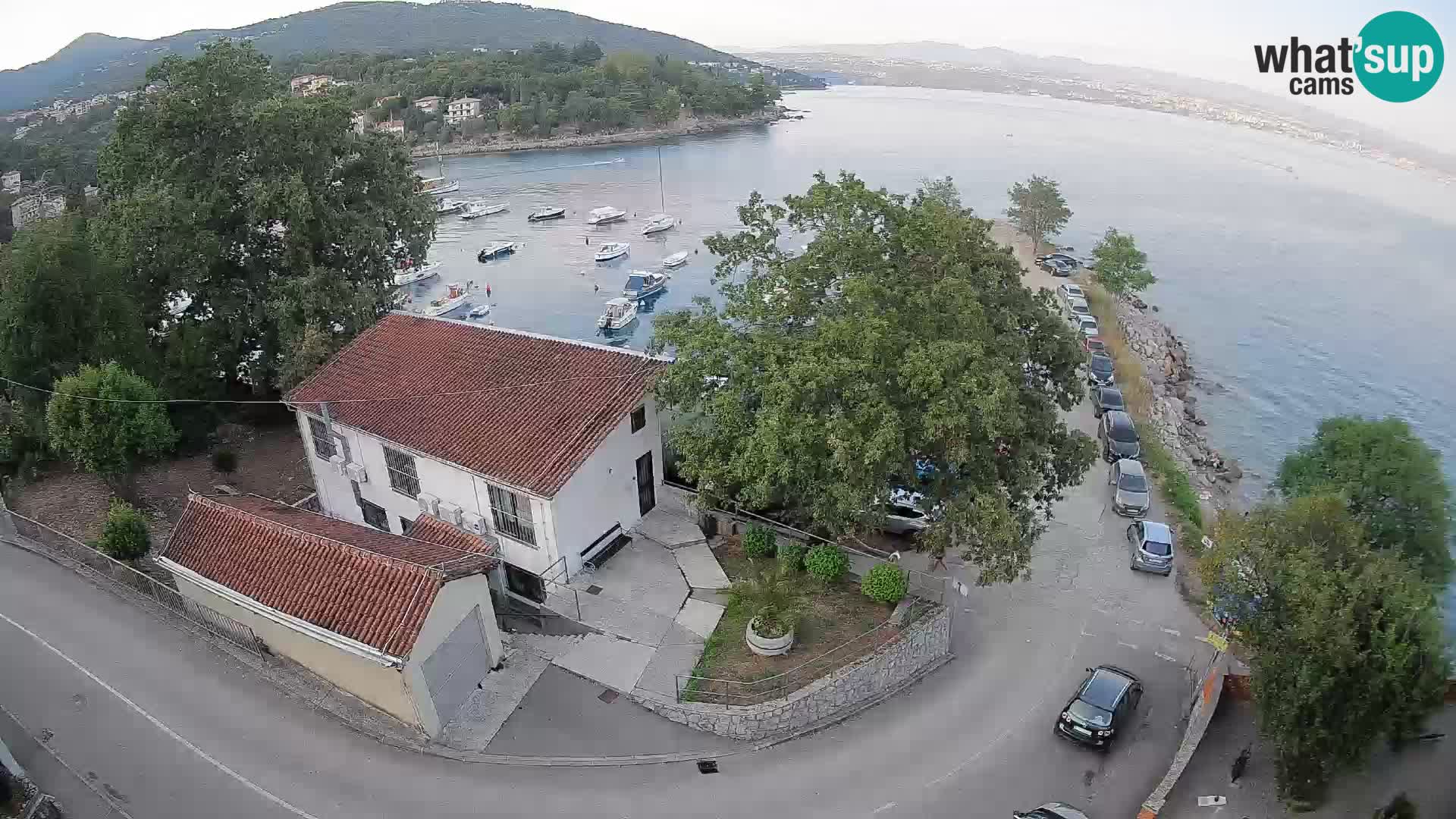 Webcam porto Ika – Vista LIVE sul porto e le luci di Opatija