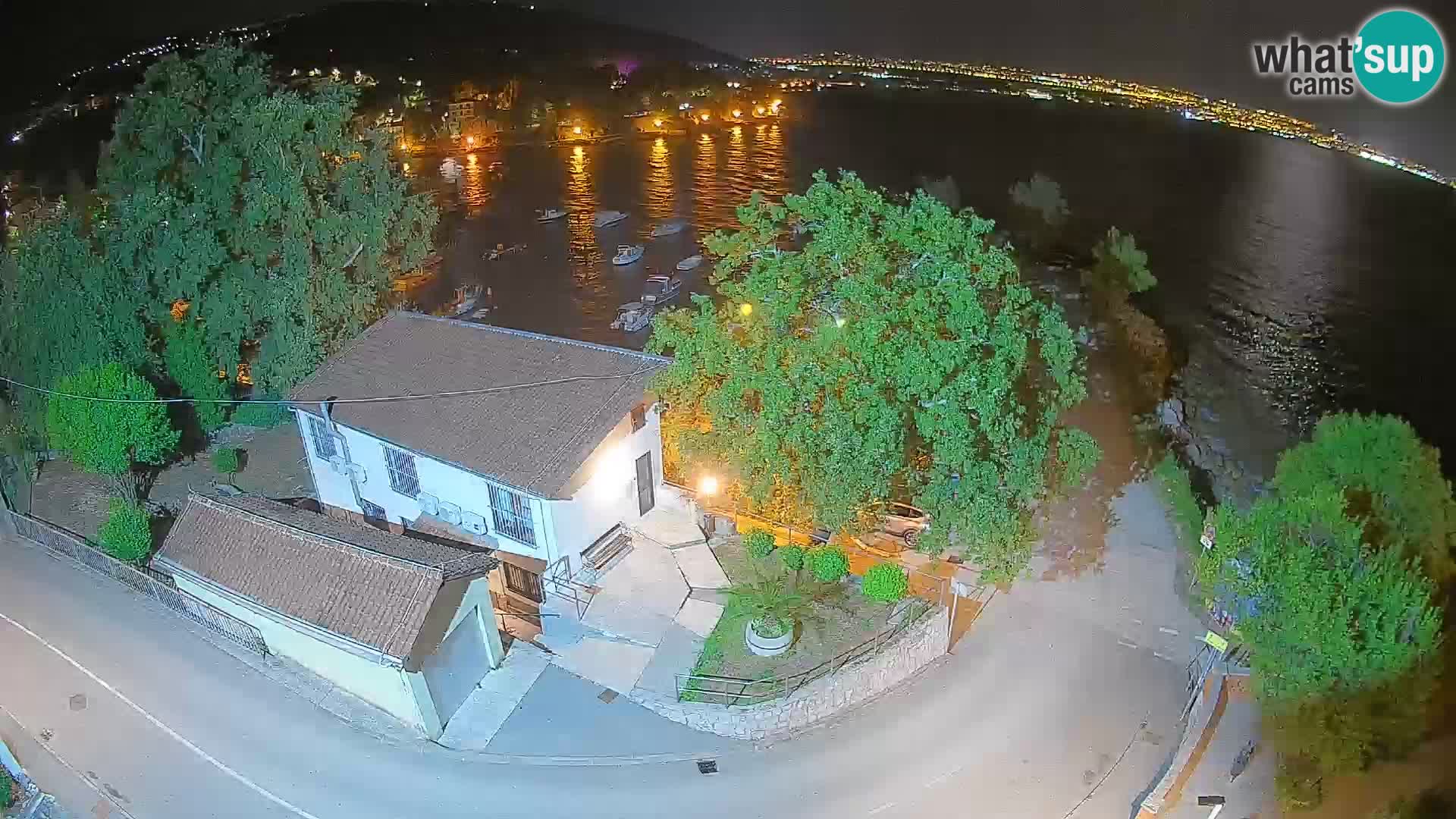 Webcam Ika Hafen – LIVE Blick auf den Hafen und die Lichter von Opatija