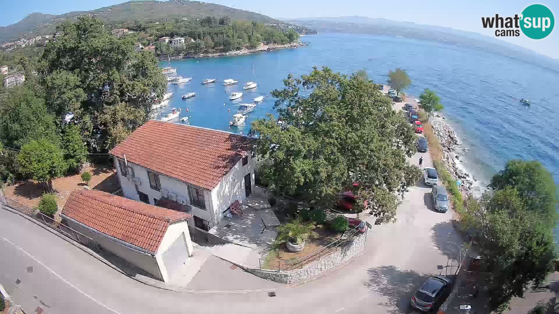Webcam port d’Ika – Vue en direct et lumières d’Opatija