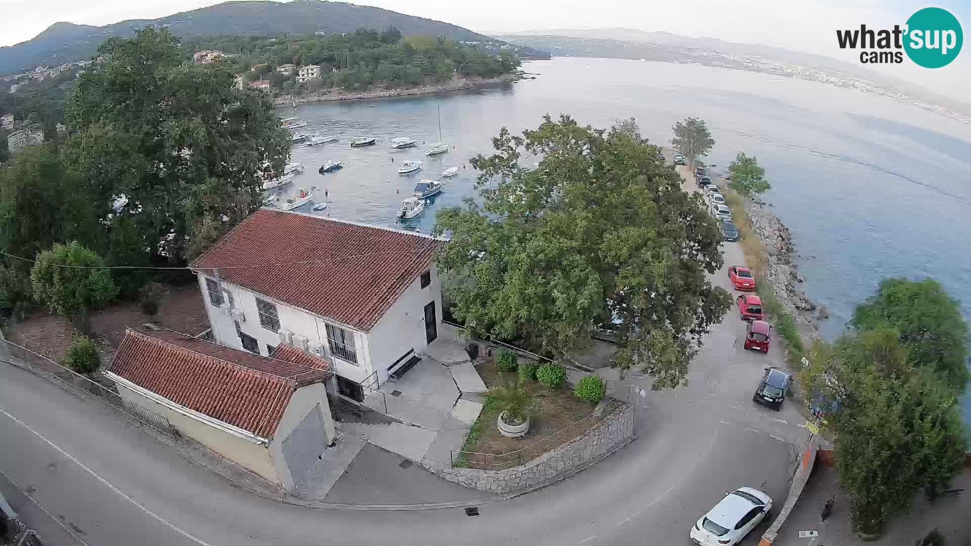 Webcam Ika Hafen – LIVE Blick auf den Hafen und die Lichter von Opatija