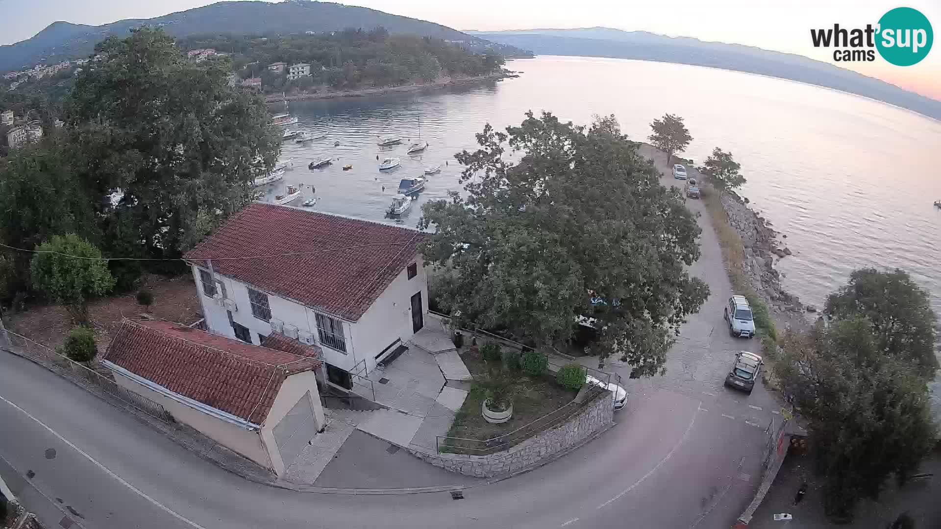 Webcam porto Ika – Vista LIVE sul porto e le luci di Opatija
