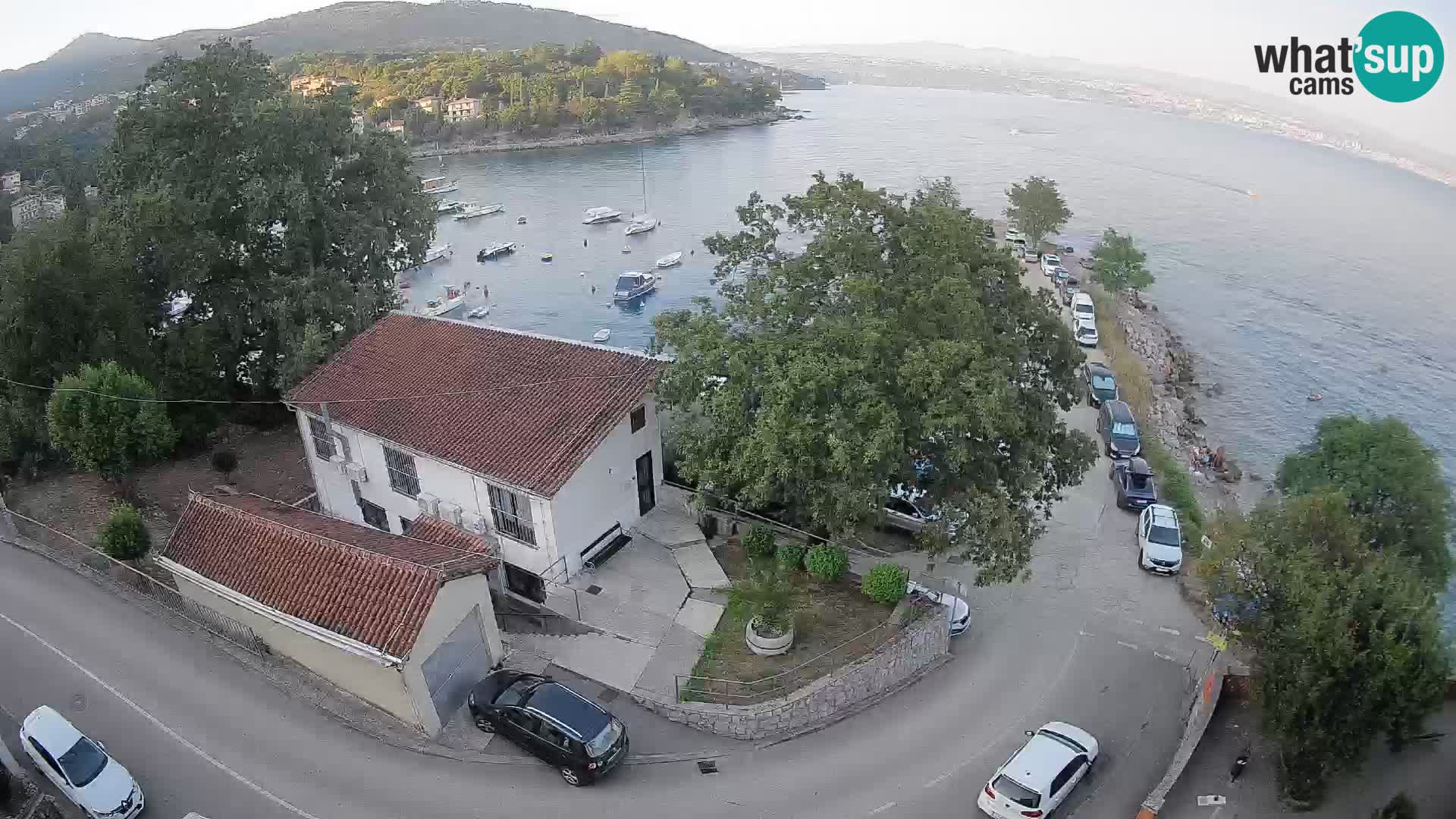 Webcam port d’Ika – Vue en direct et lumières d’Opatija