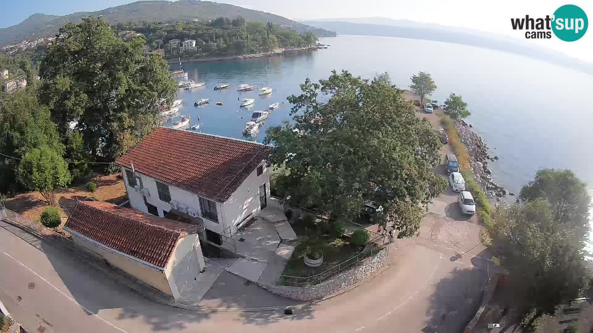 Ika Harbor Webcam – LIVE View of the Harbor and Opatija Lights