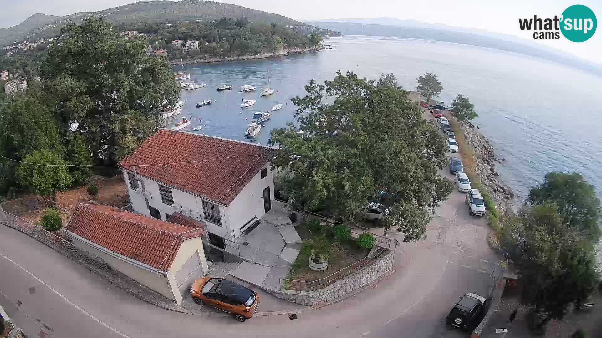 Webcam puerto de Ika – Vista en directo y luces de Opatija