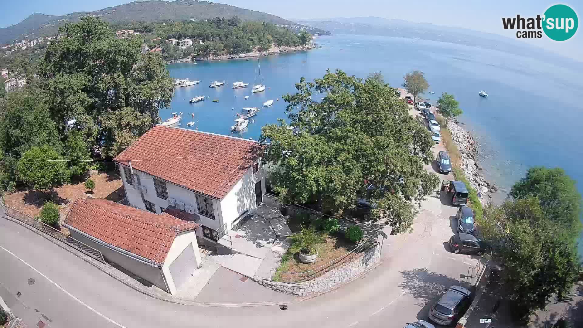 Webcam port d’Ika – Vue en direct et lumières d’Opatija