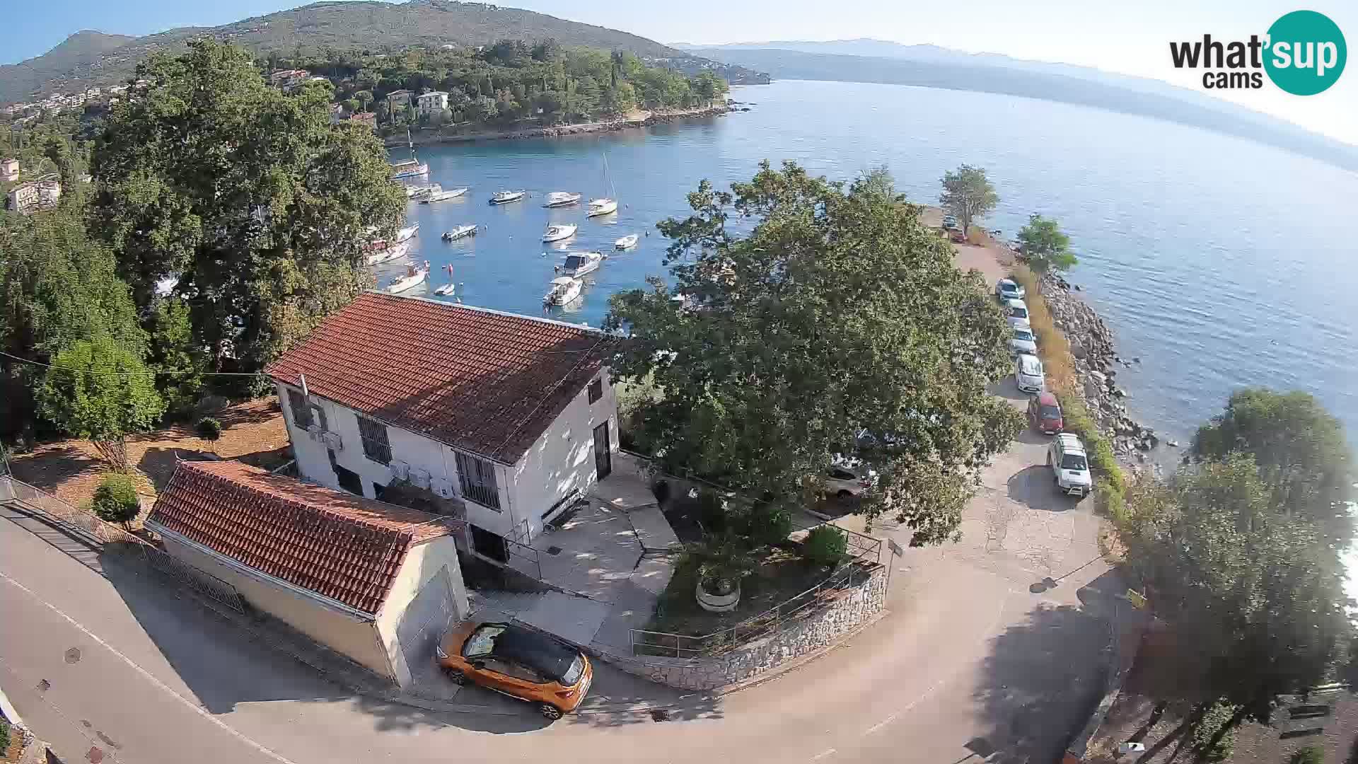 Webcam port d’Ika – Vue en direct et lumières d’Opatija