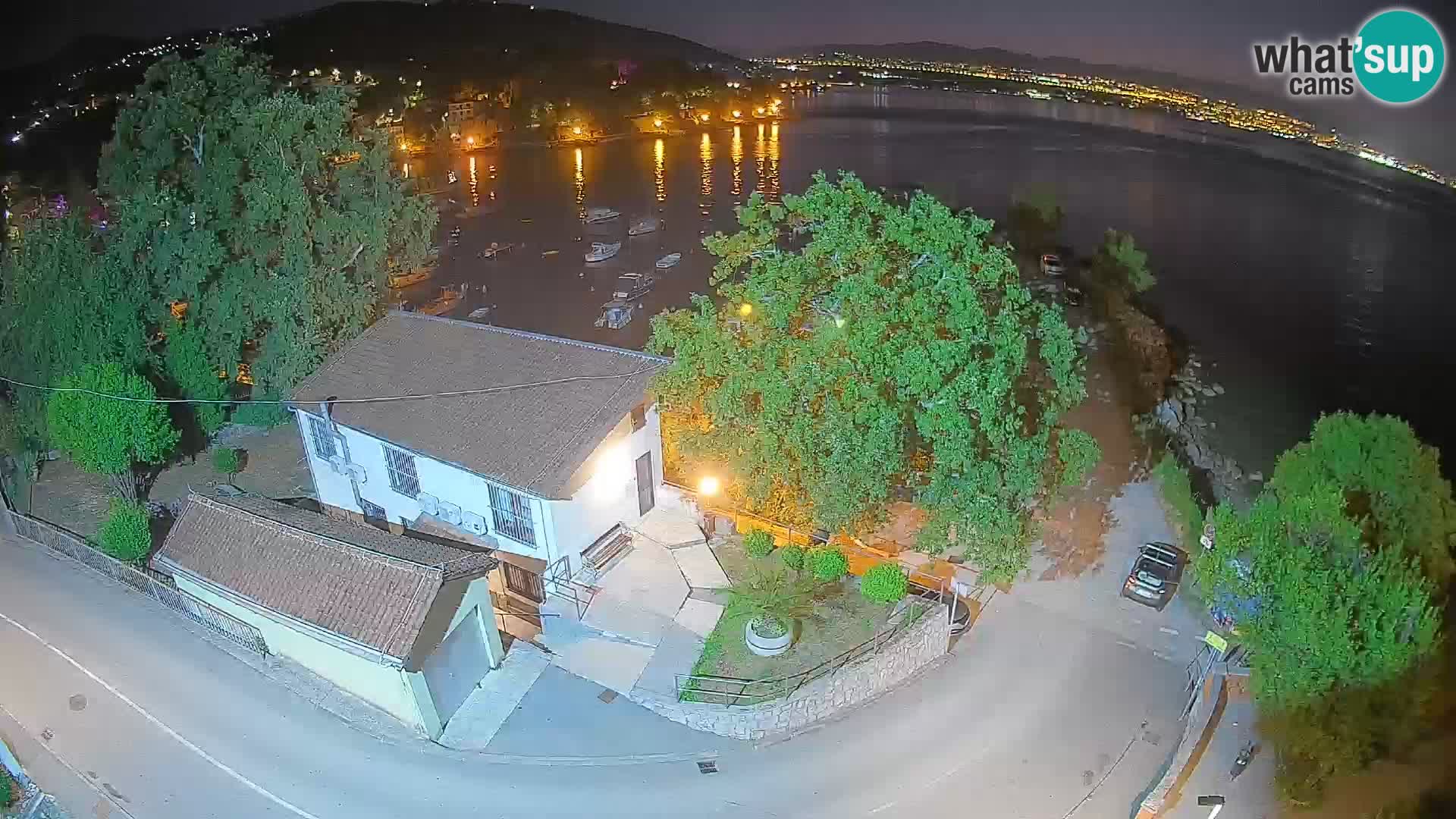 Webcam Ika Hafen – LIVE Blick auf den Hafen und die Lichter von Opatija