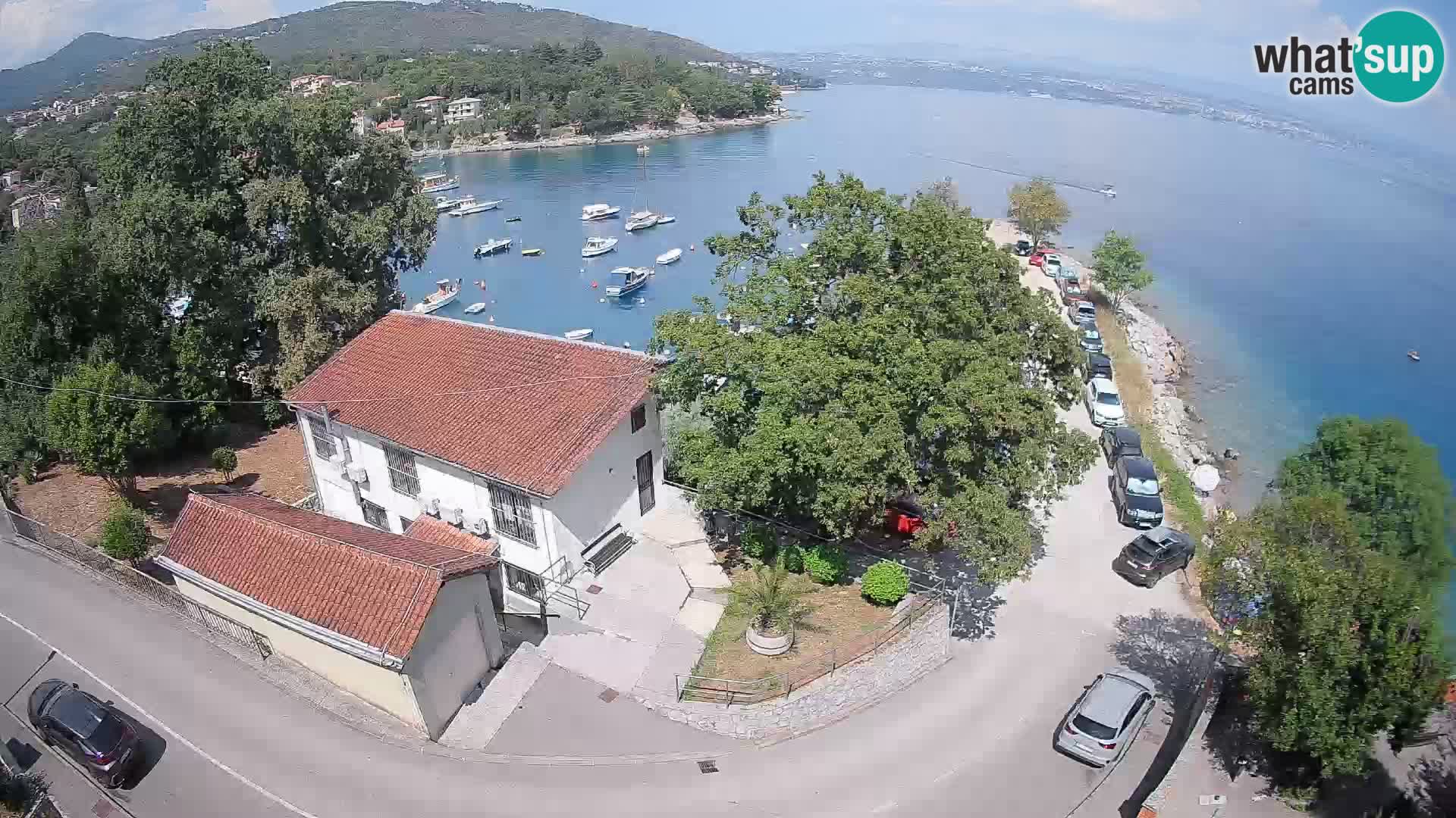 Webcam port d’Ika – Vue en direct et lumières d’Opatija