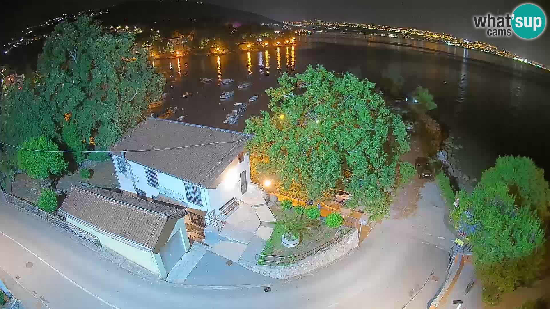 Webcam port d’Ika – Vue en direct et lumières d’Opatija