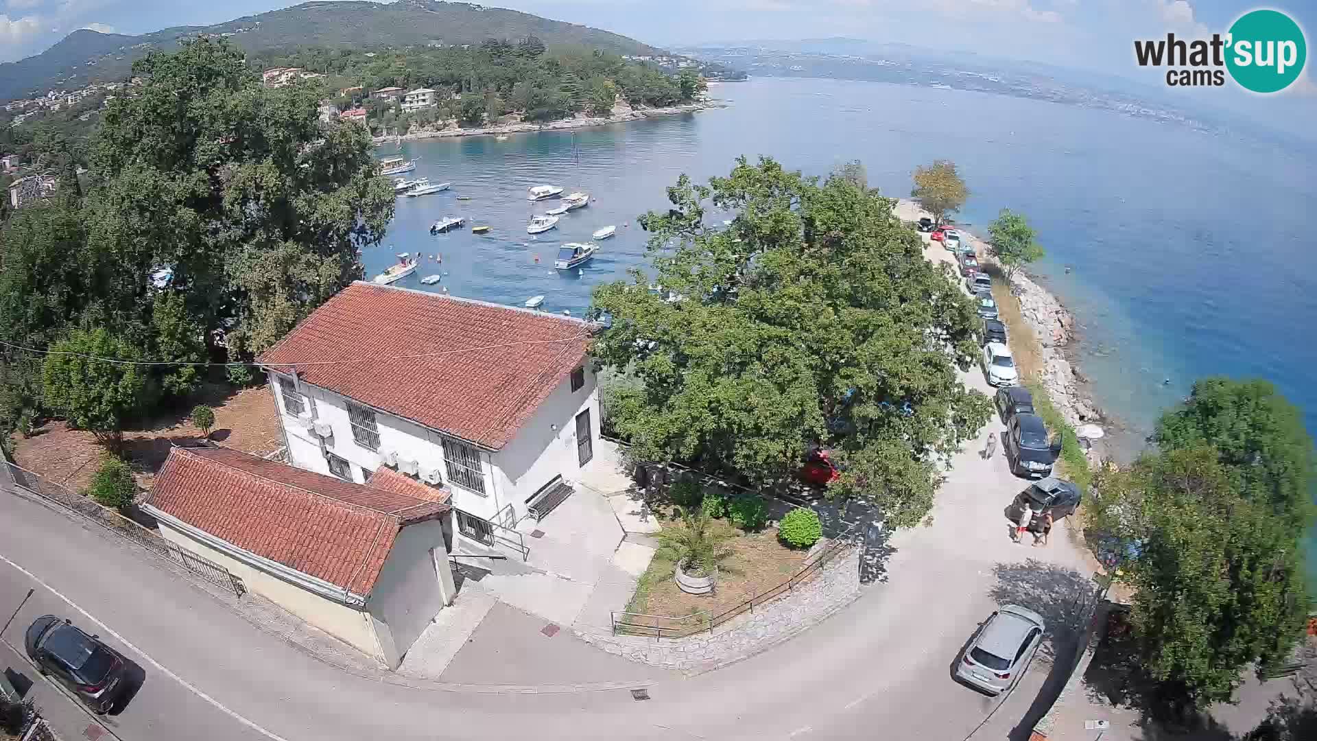Webcam port d’Ika – Vue en direct et lumières d’Opatija