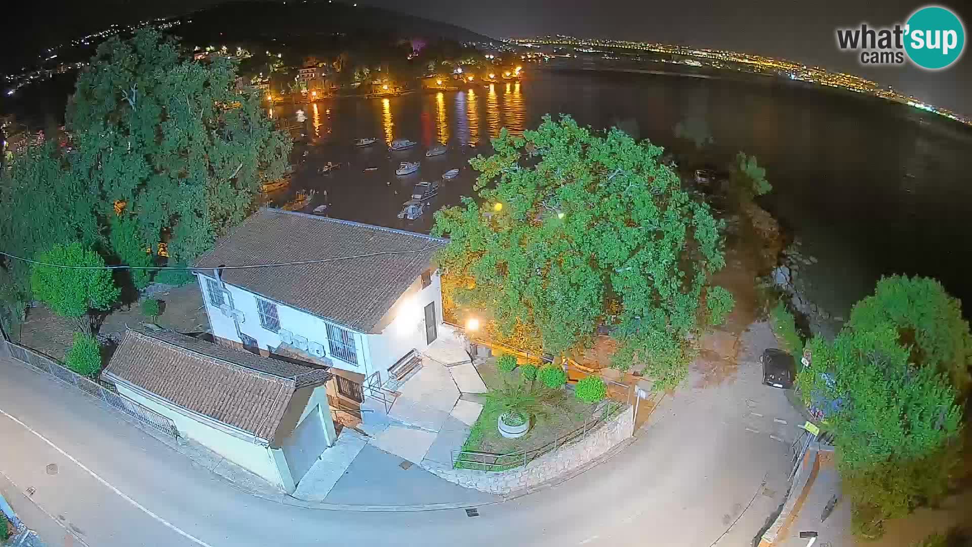 Webcam Ika Hafen – LIVE Blick auf den Hafen und die Lichter von Opatija