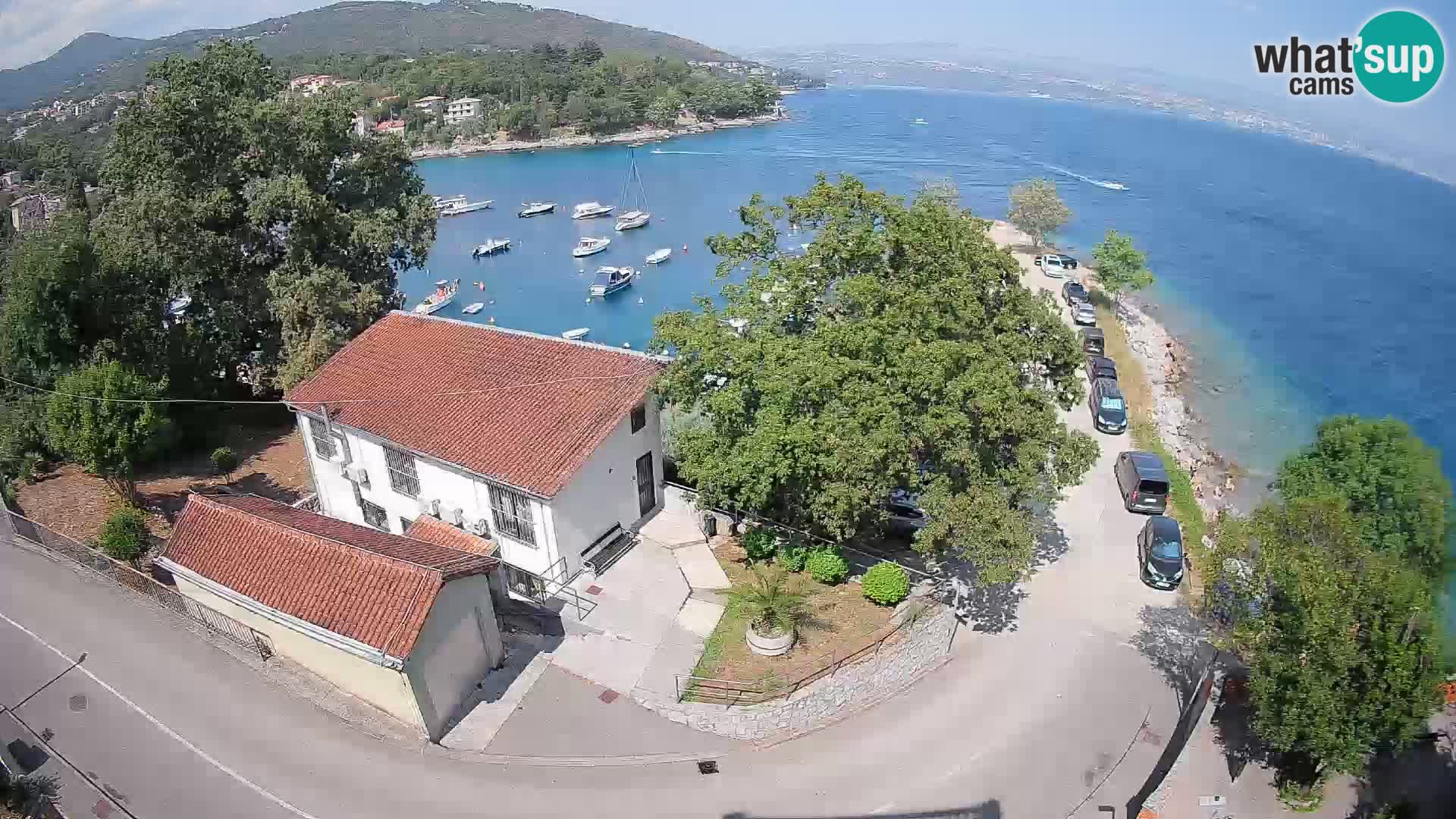 Webcam porto Ika – Vista LIVE sul porto e le luci di Opatija