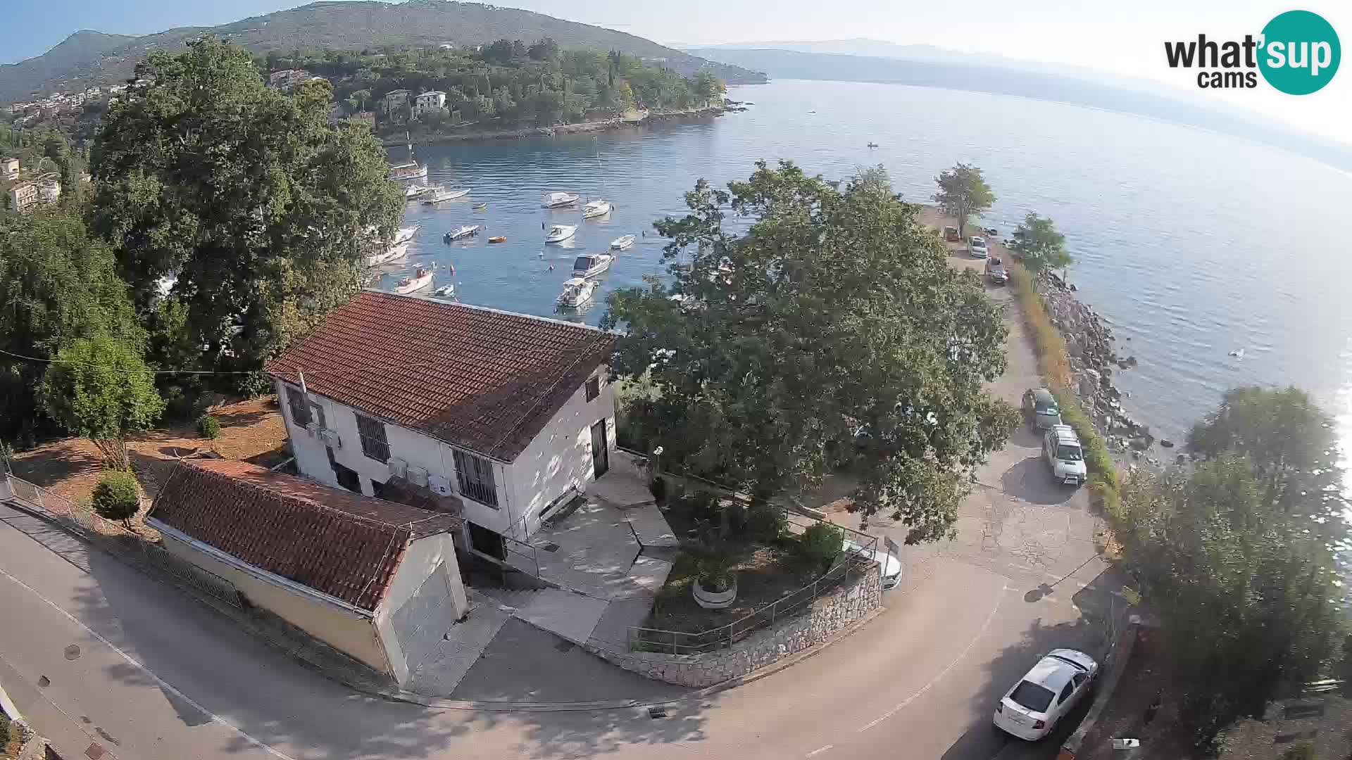 Webcam port d’Ika – Vue en direct et lumières d’Opatija